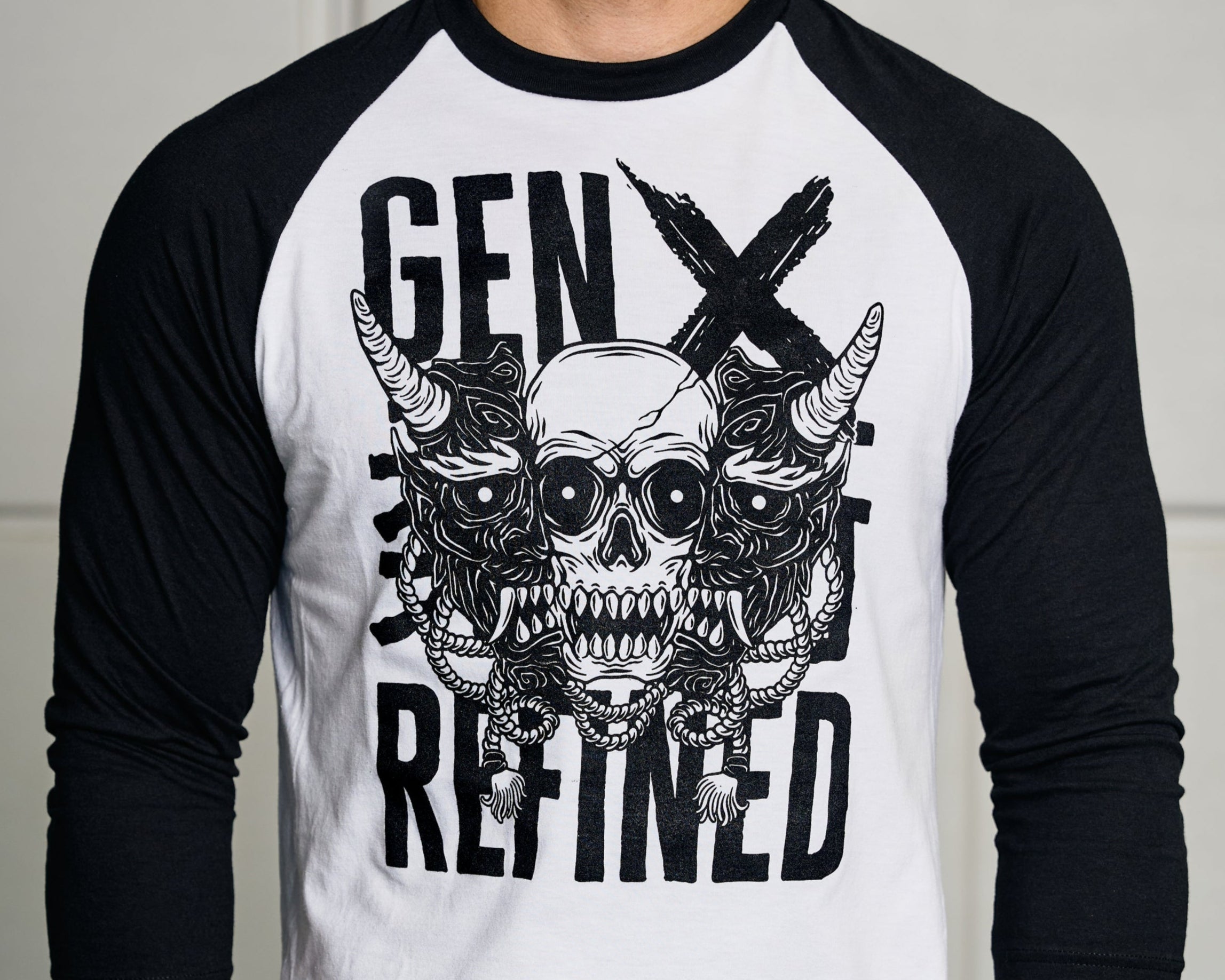 Death's Reckoning - 3/4 Sleeve Perfect Raglan T