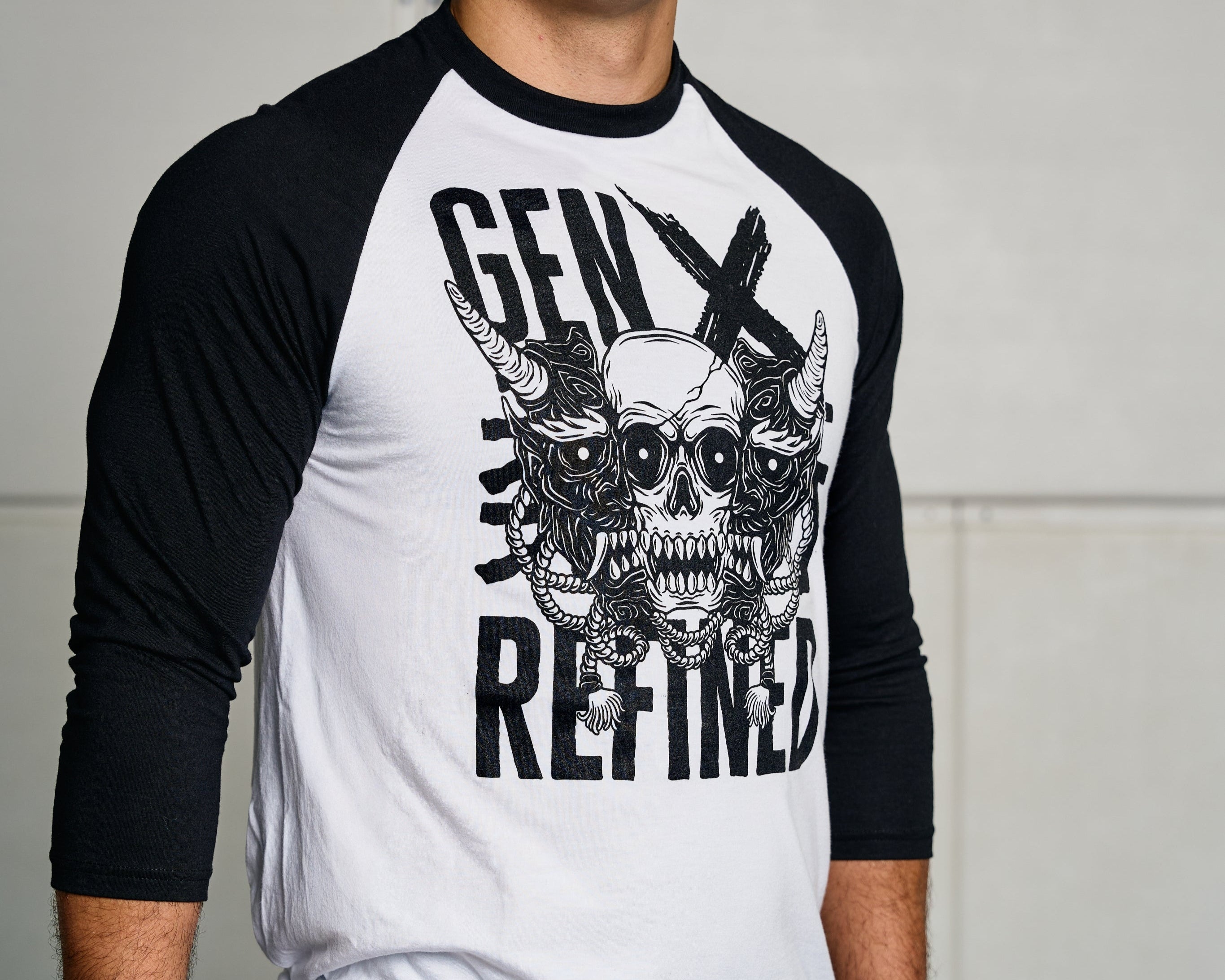 Death's Reckoning - 3/4 Sleeve Perfect Raglan T