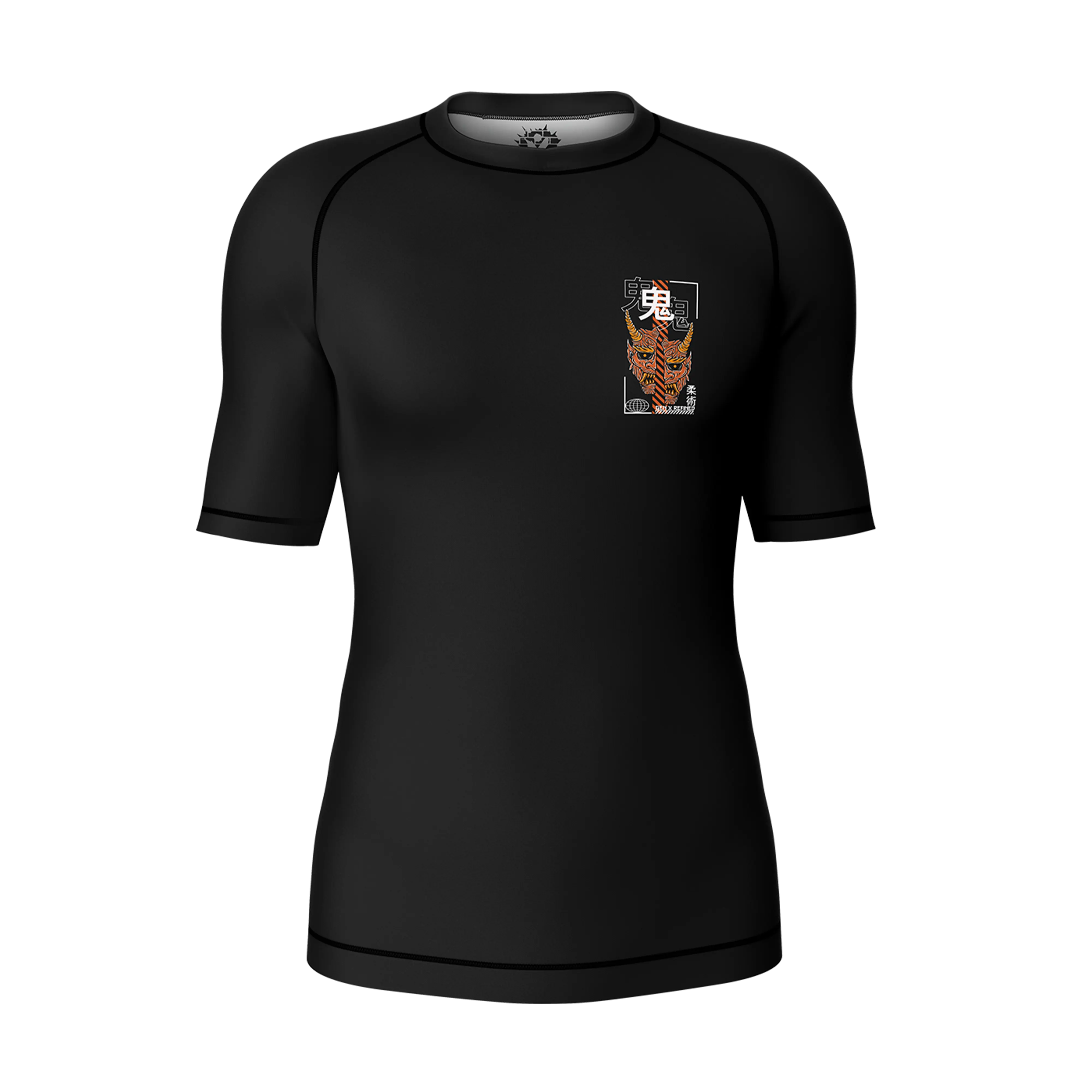 Unisex Death's Reckoning Jiu Jitsu Rashguard- Short Sleeve GenXRefined
