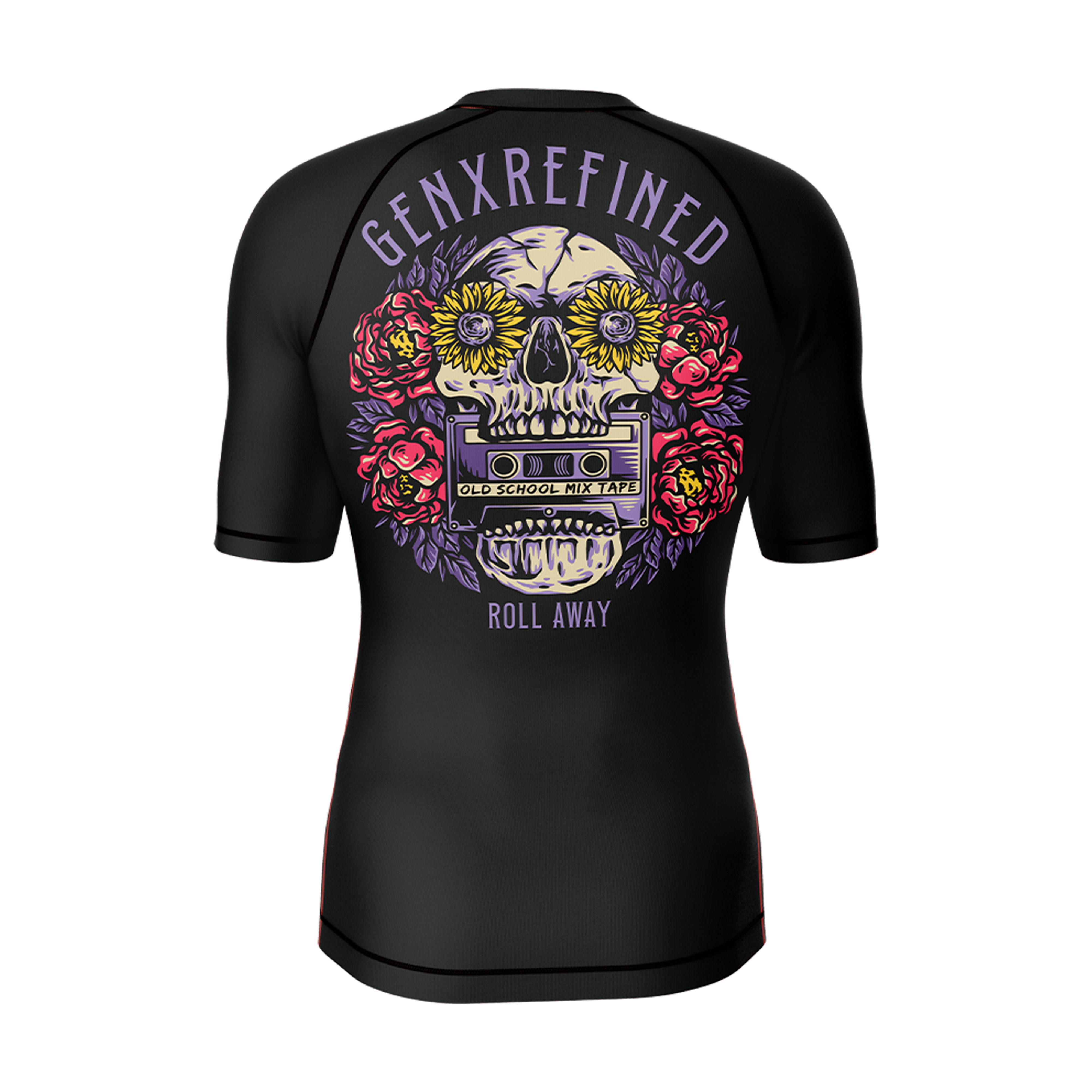 Men's Mix Tape Jiu Jitsu Rashguard - Short Sleeve