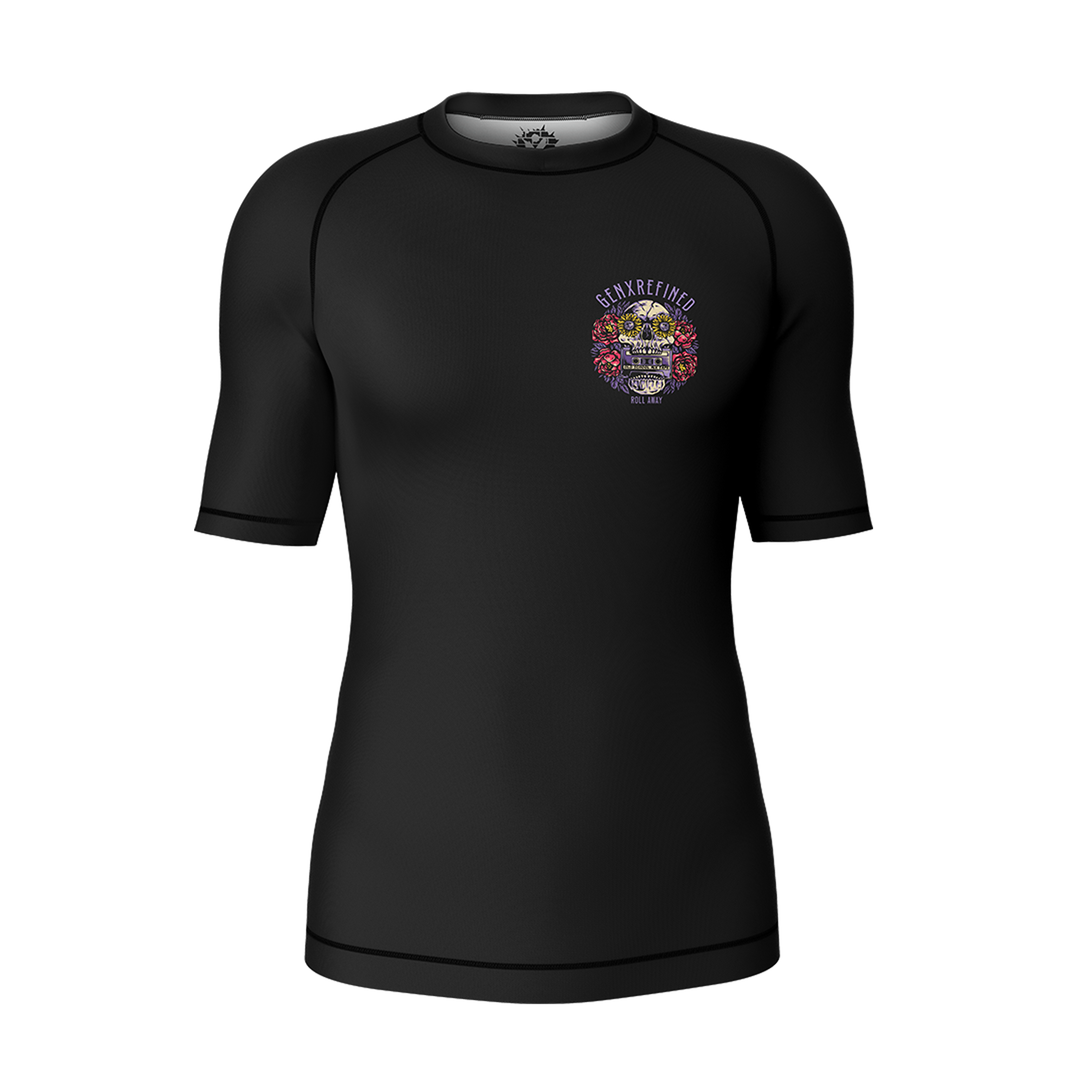 Men's Mix Tape Jiu Jitsu Rashguard - Short Sleeve