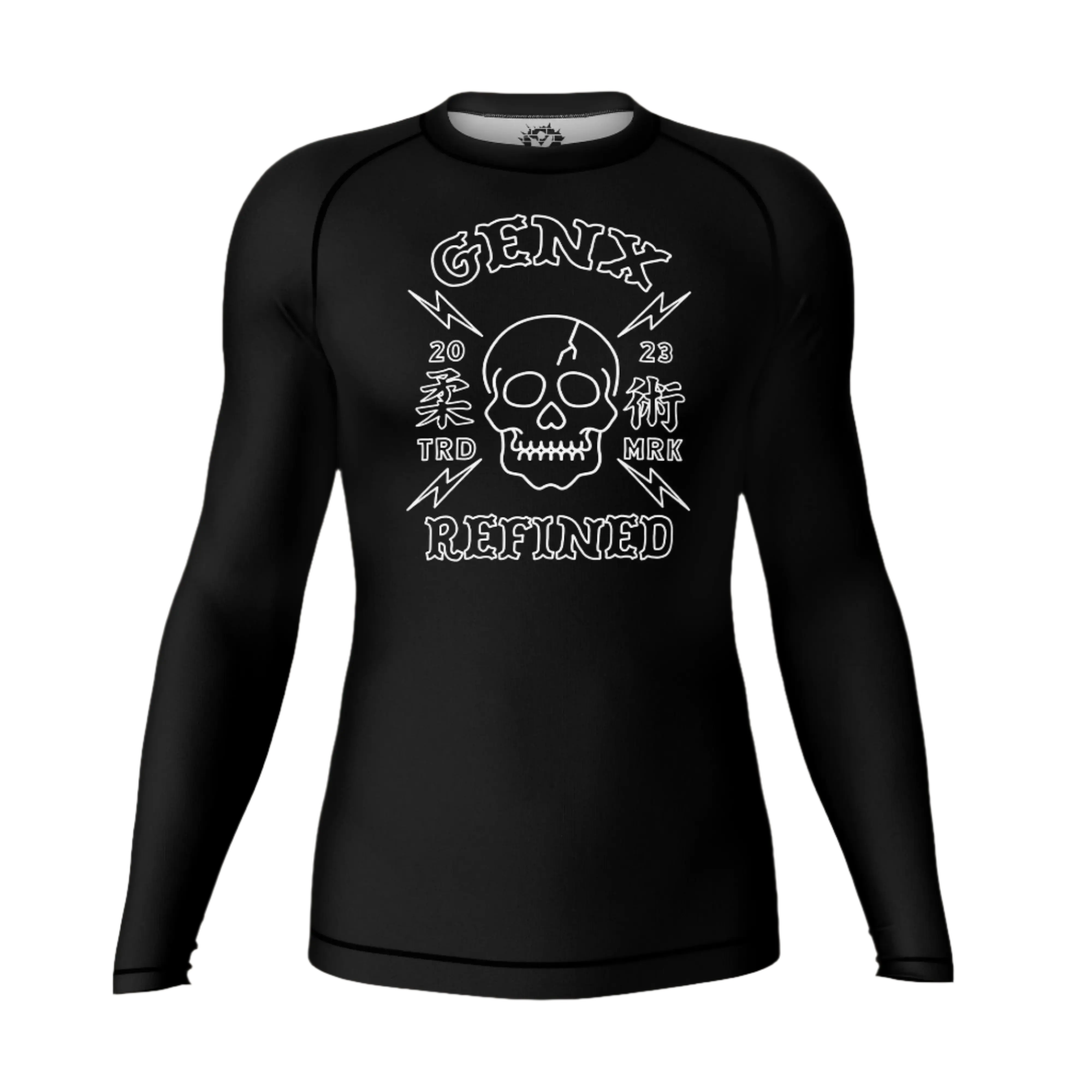 Grappling Groove Long Sleeve Jiu Jitsu Rashguard GenXRefined 3XL
