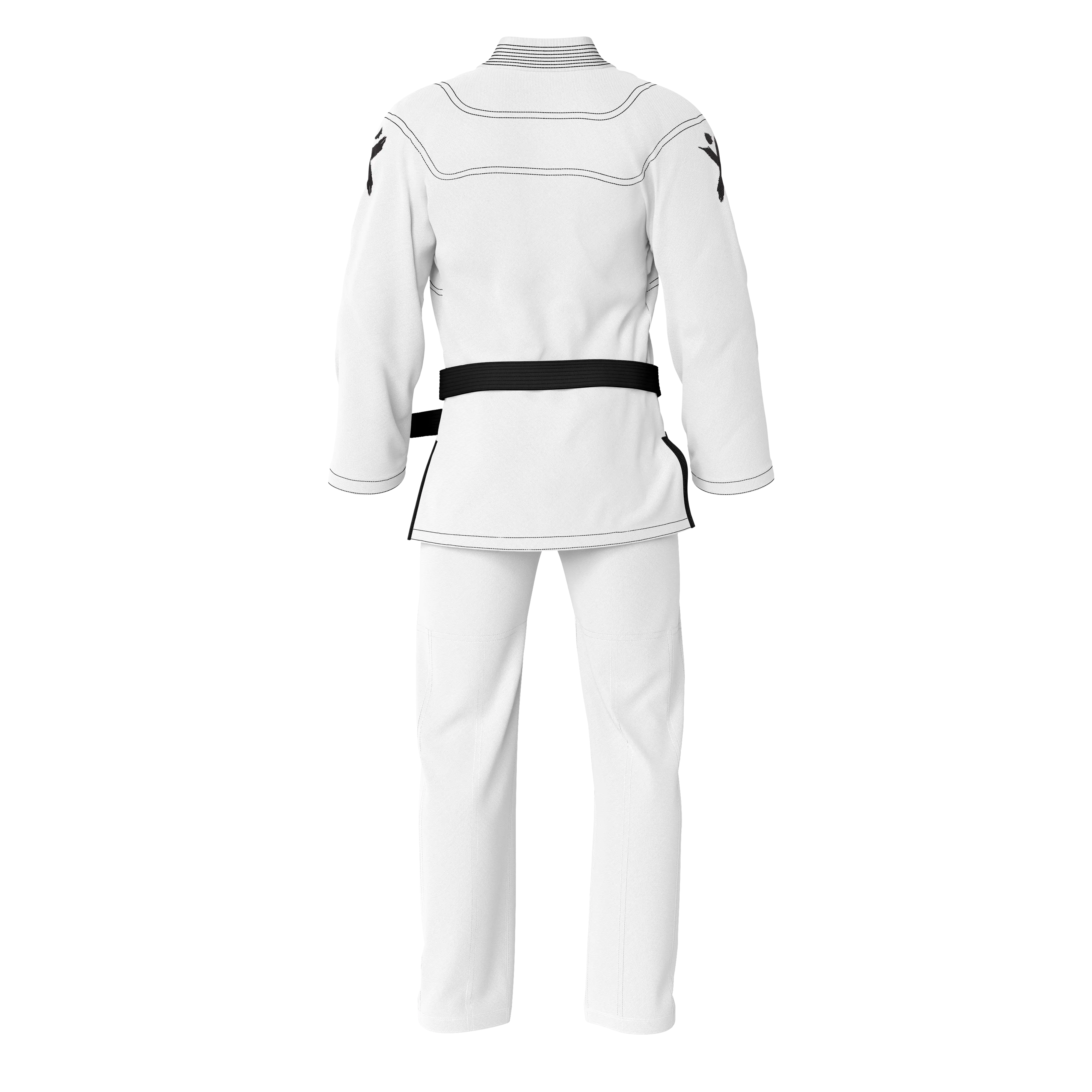 Fade To White Jiu Jitsu Gi GenXRefined