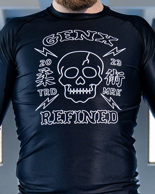 Men's Grappling Groove Jiu Jitsu Rashguard - Long Sleeve