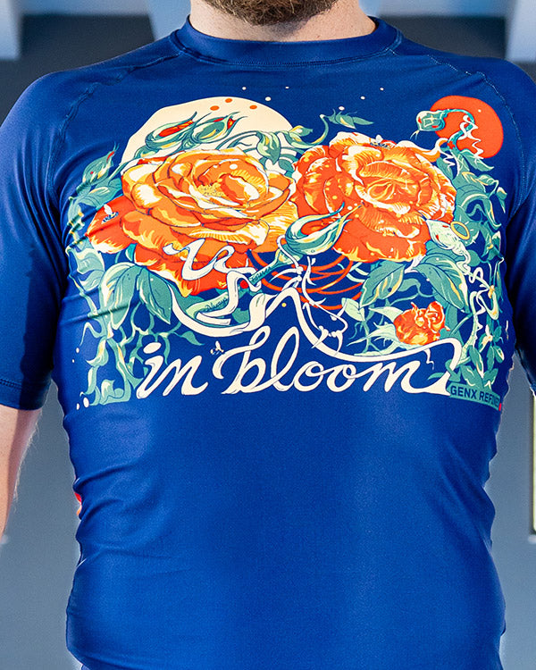 Men's In Bloom Jiu Jitsu Rashguard - Short Sleeve