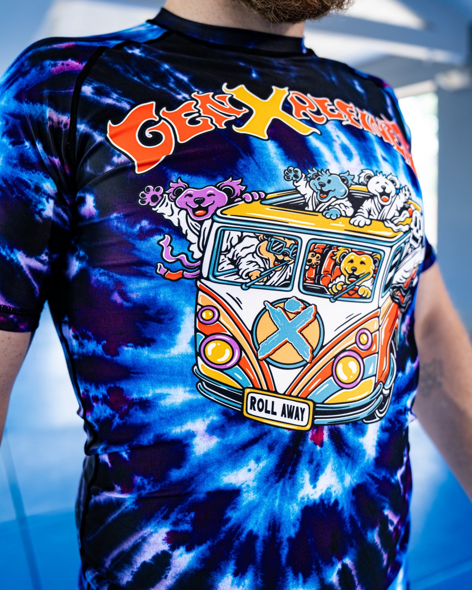 Men's Grateful Ground Game Jiu Jitsu Rashguard - Short Sleeve