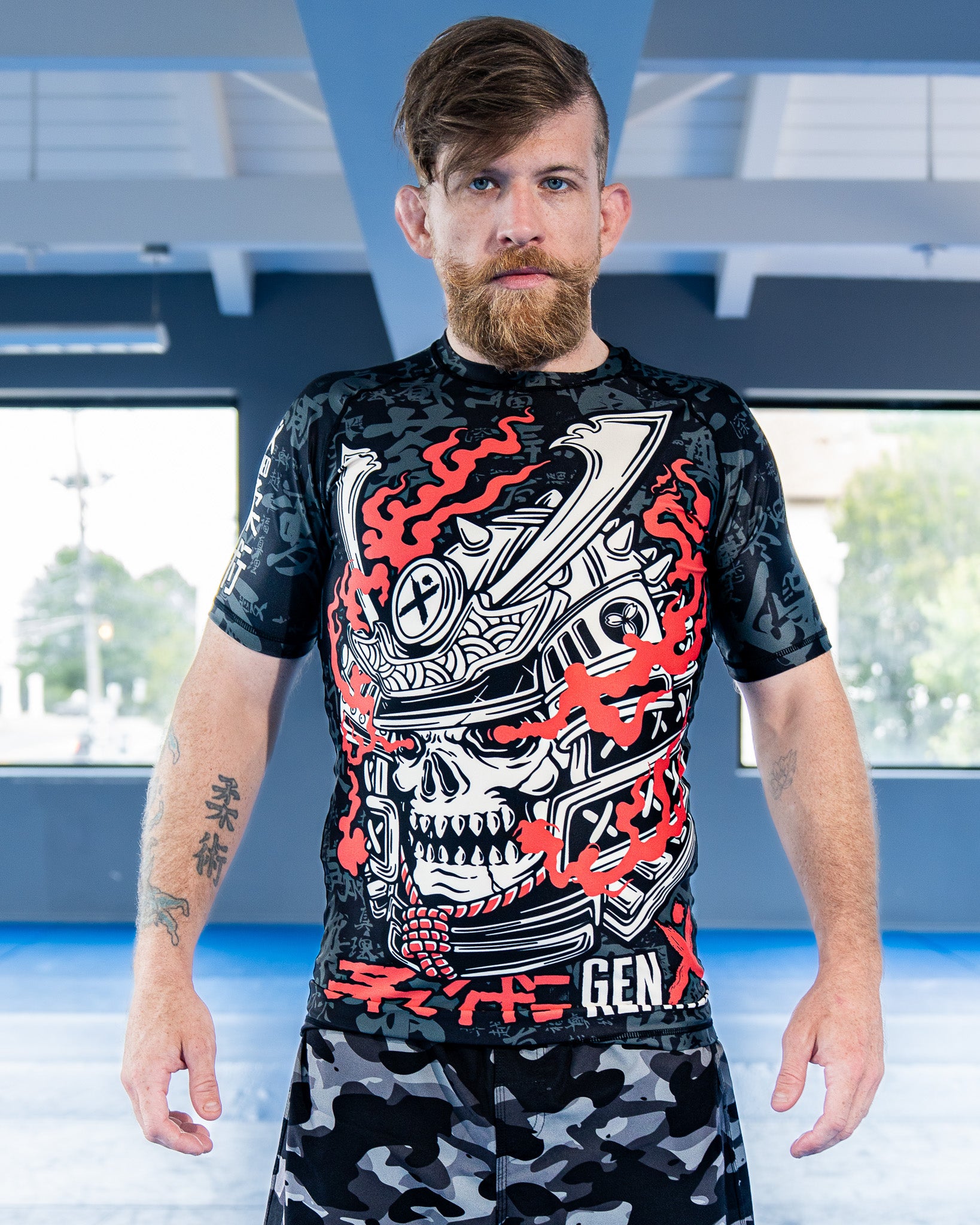 Men's Ronin’s Visage Jiu Jitsu Rashguard - Short Sleeve