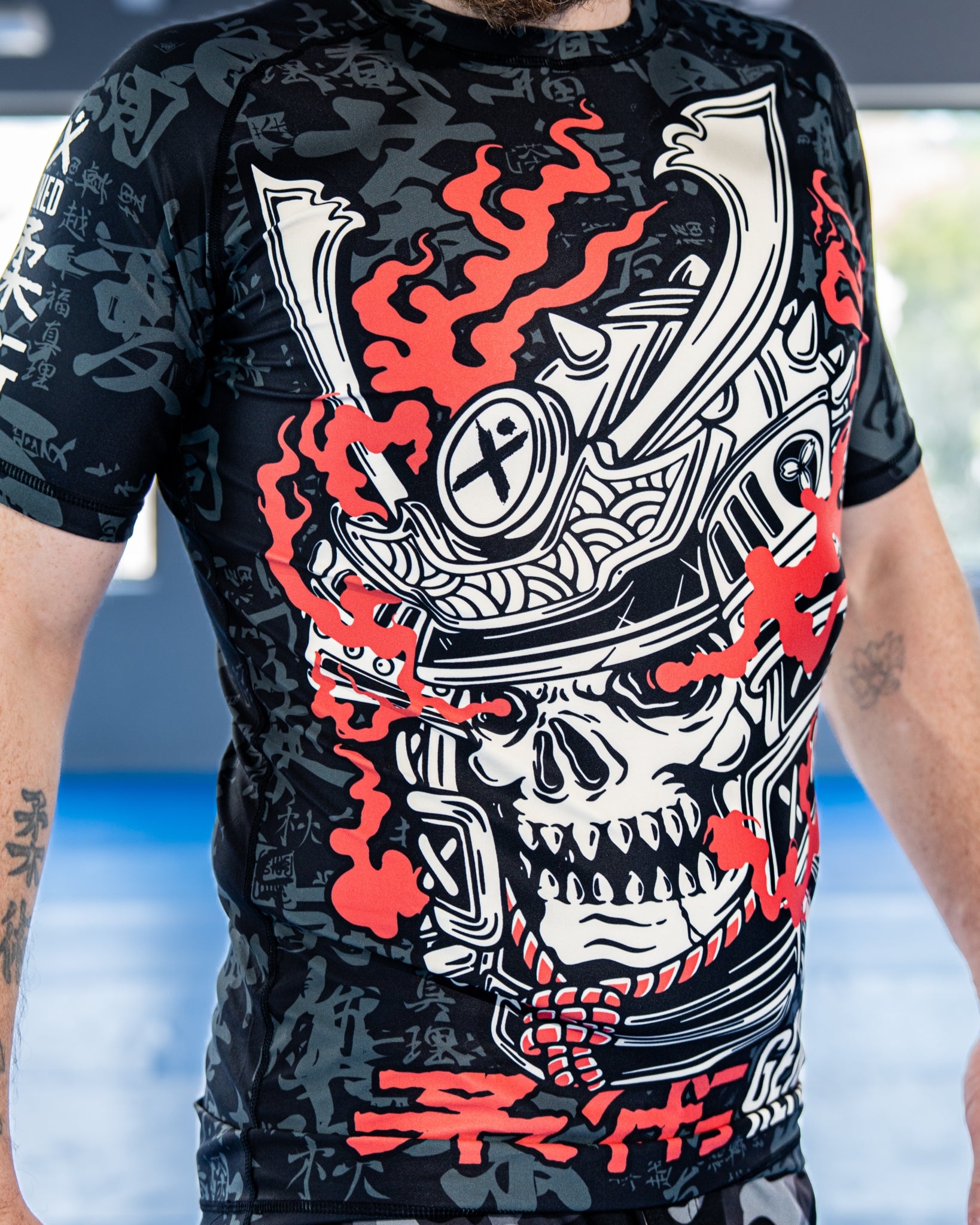 Men's Ronin’s Visage Jiu Jitsu Rashguard - Short Sleeve