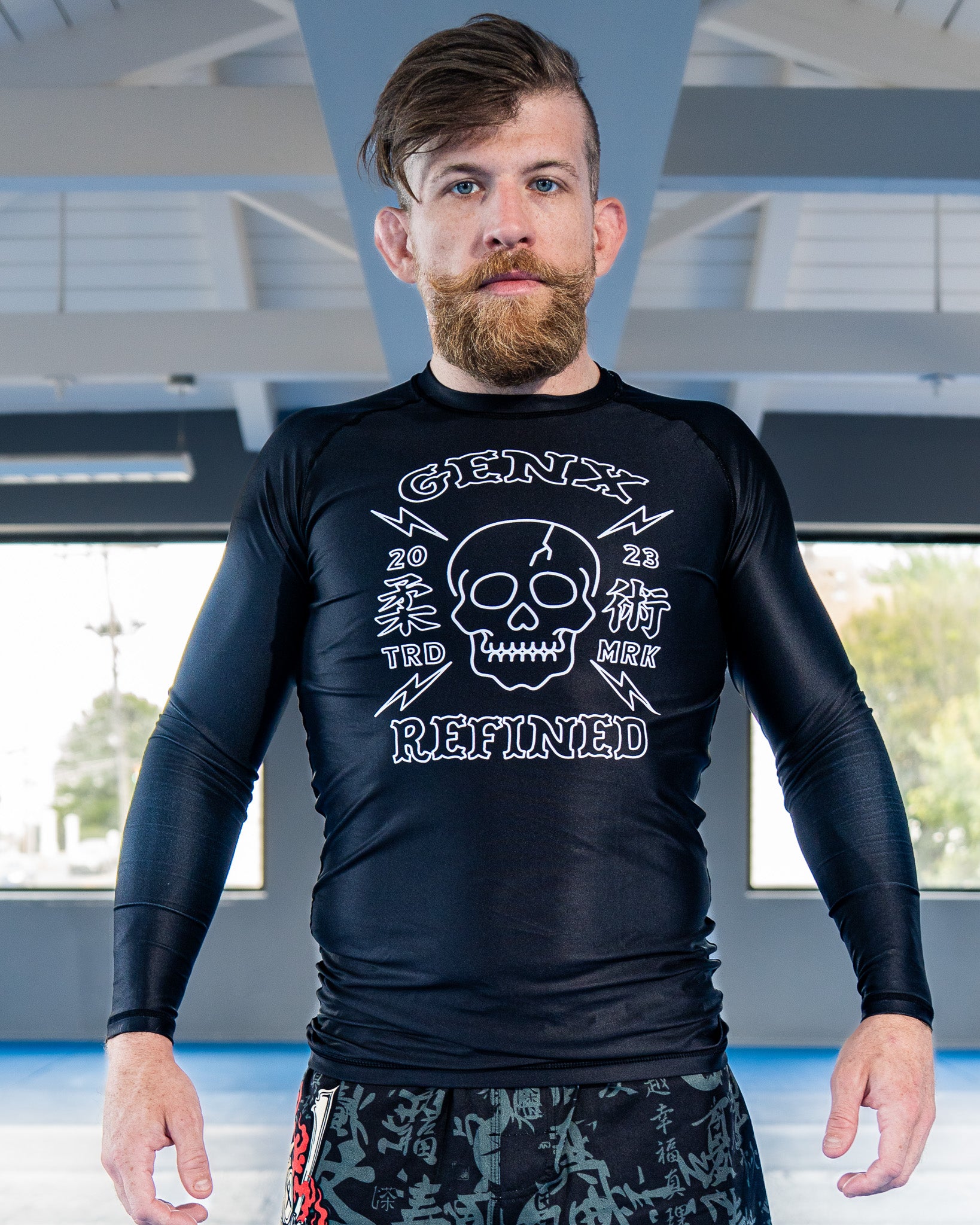 Men's Grappling Groove Jiu Jitsu Rashguard - Long Sleeve