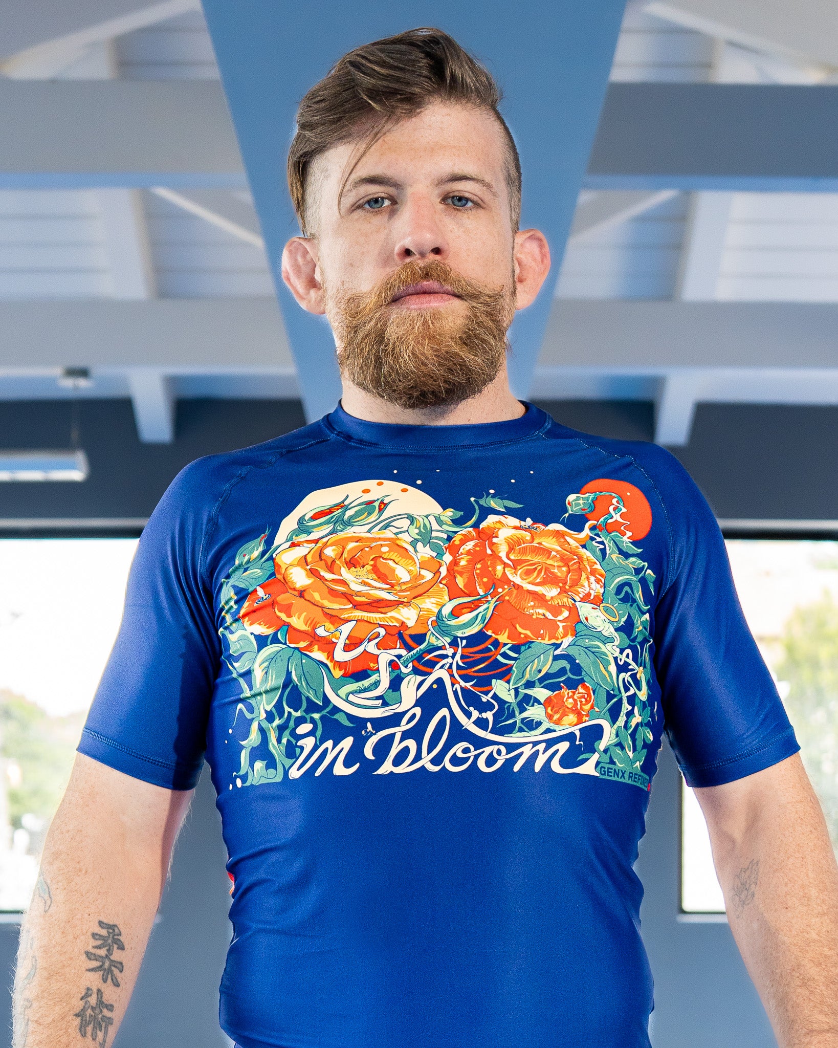 Men's In Bloom Jiu Jitsu Rashguard - Short Sleeve