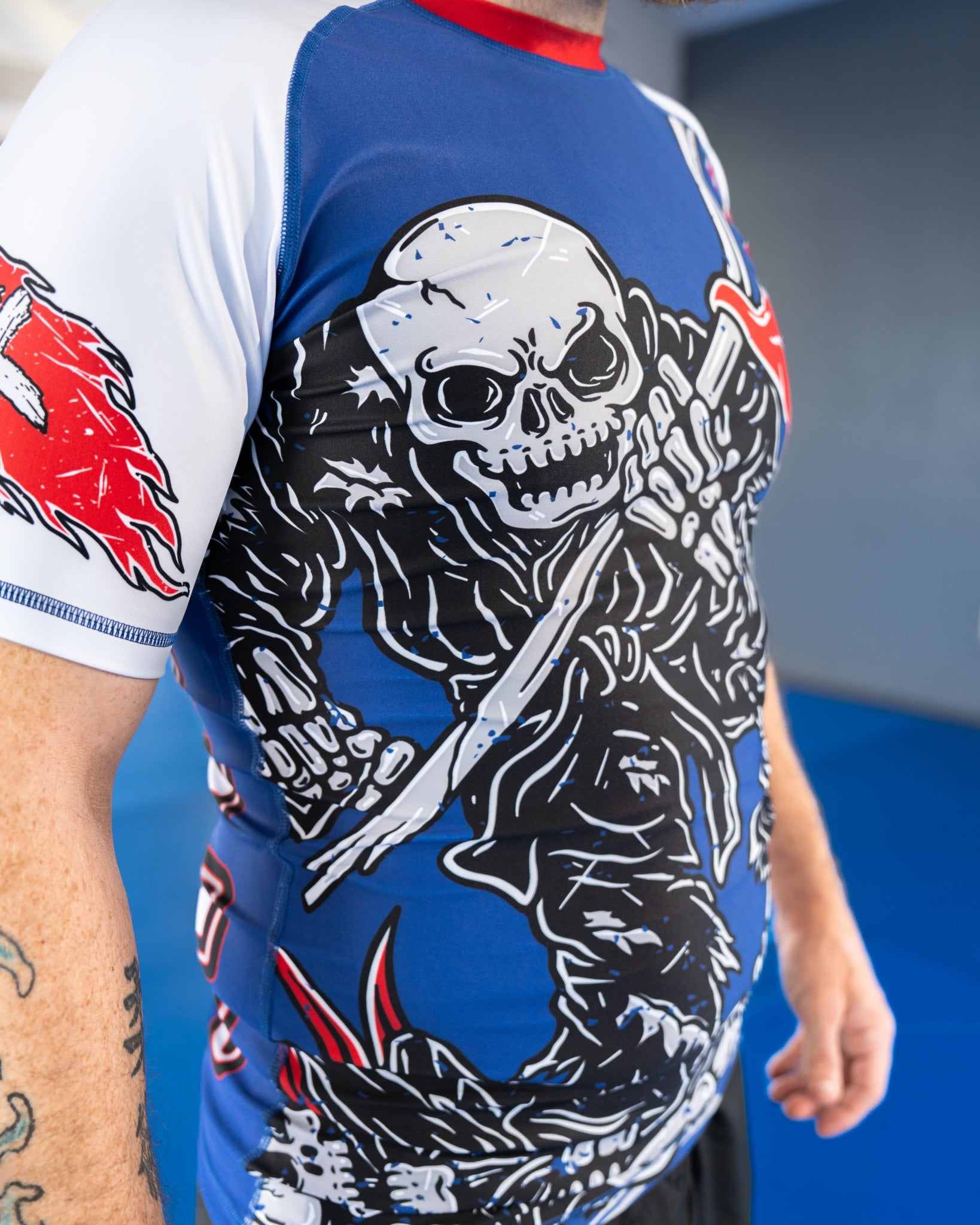 Men's The Trooper Jiu Jitsu Rashguard- Short Sleeve