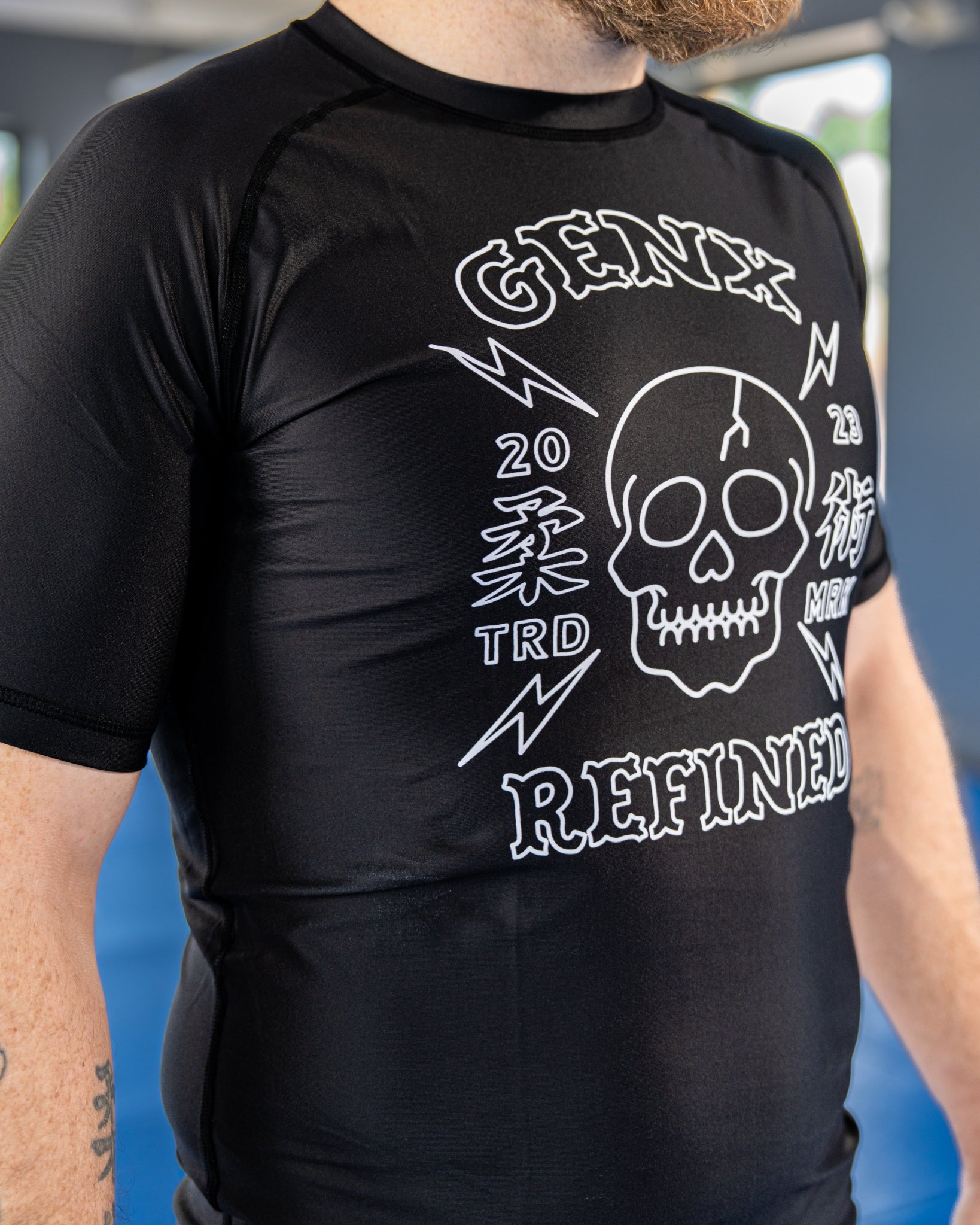 Men's Grappling Groove Jiu Jitsu Rashguard - Short Sleeve