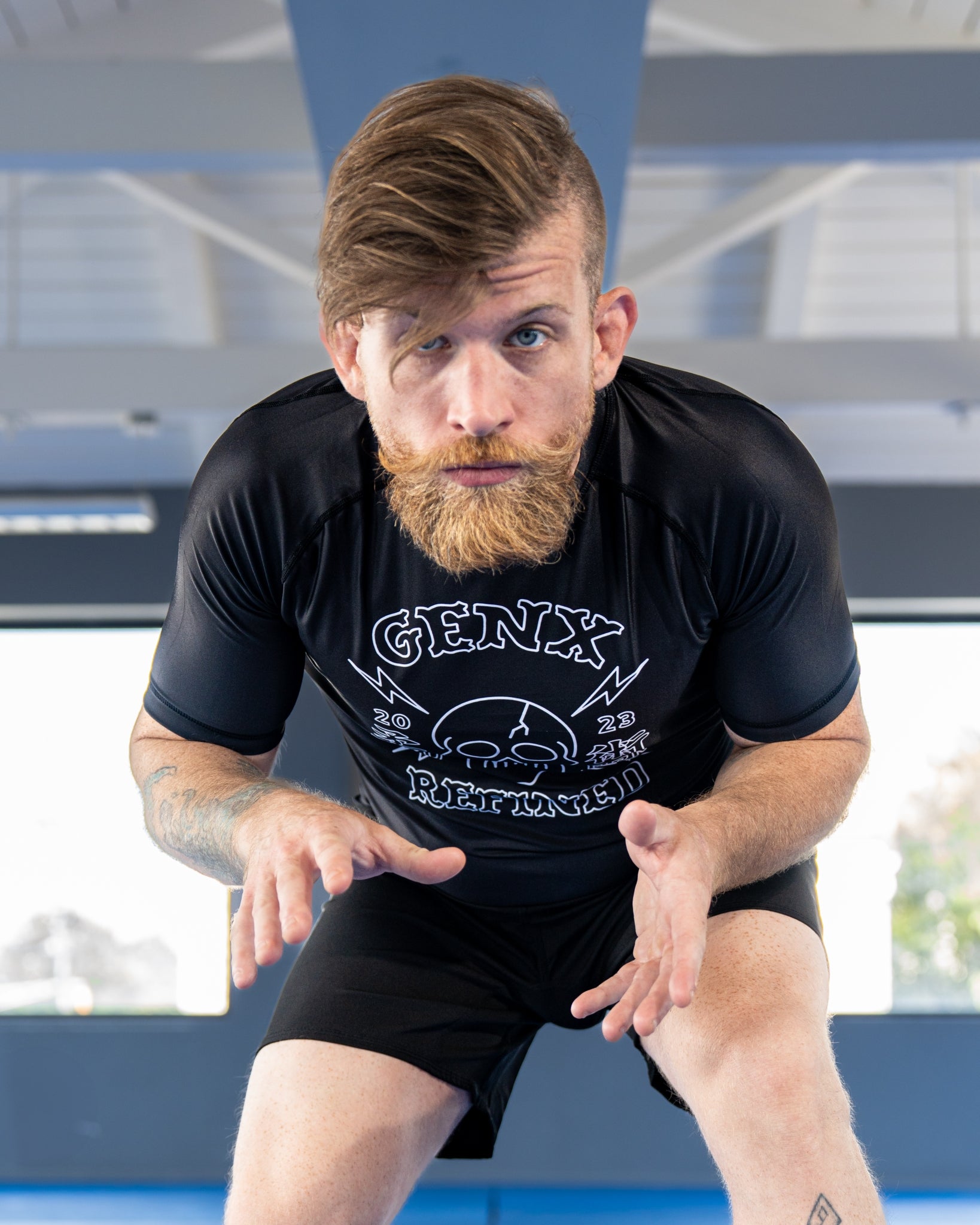 Men's Grappling Groove Jiu Jitsu Rashguard - Short Sleeve