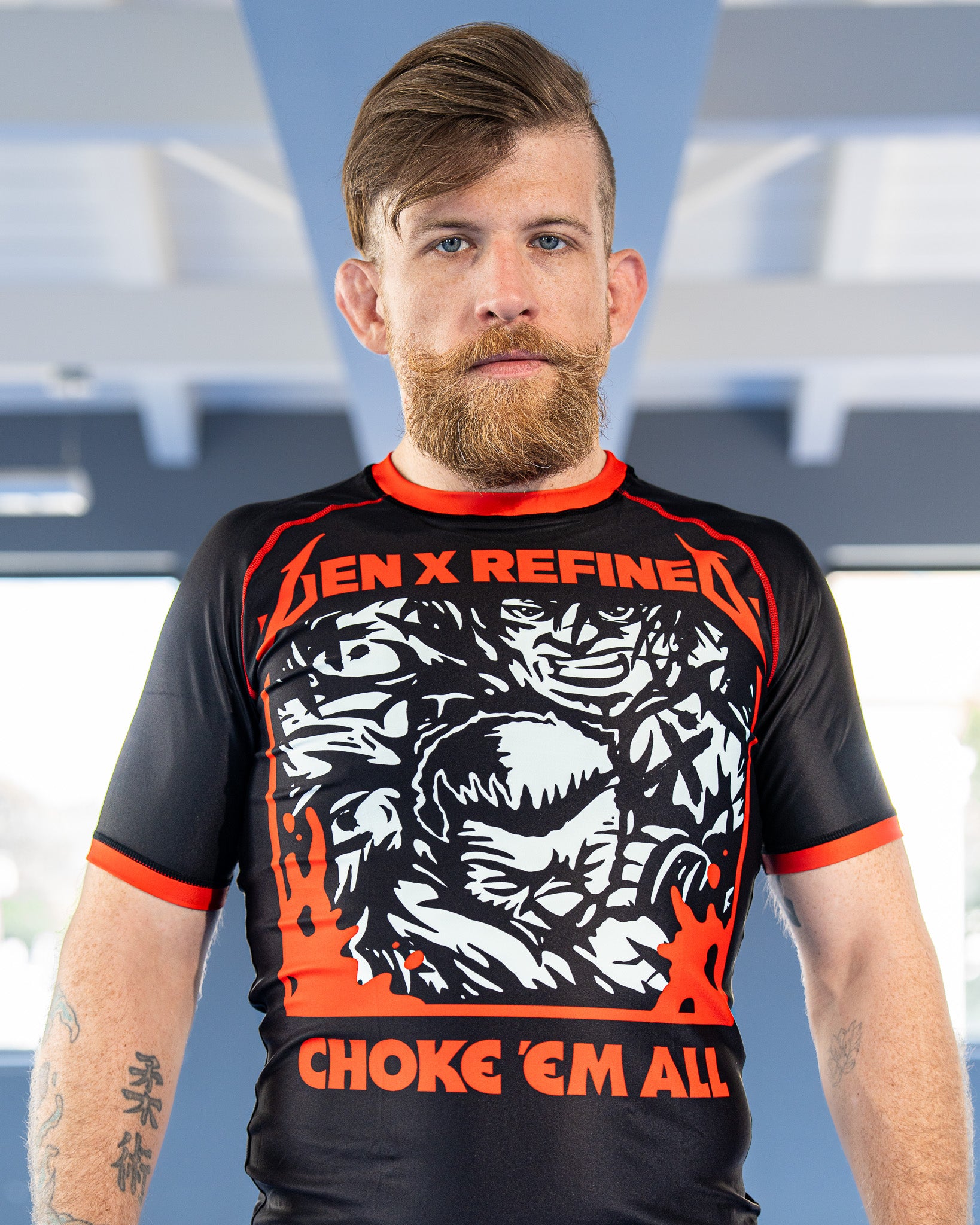 Men's Choke Em All Jiu Jitsu Rashguard - Short Sleeve