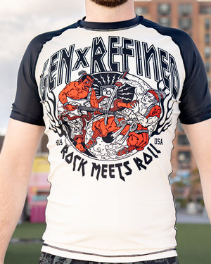 Rock N Roll Short Sleeve Jiu Jitsu Rash Guard