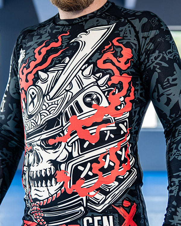 Men's Ronin’s Visage Jiu Jitsu Rashguard - Long Sleeve