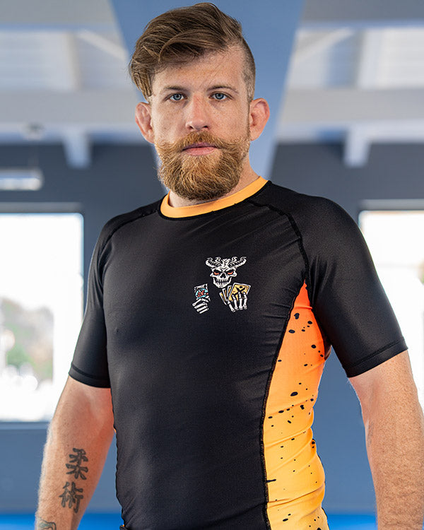 Men's Twist of Faith Jiu Jitsu Rashguard - Short Sleeve