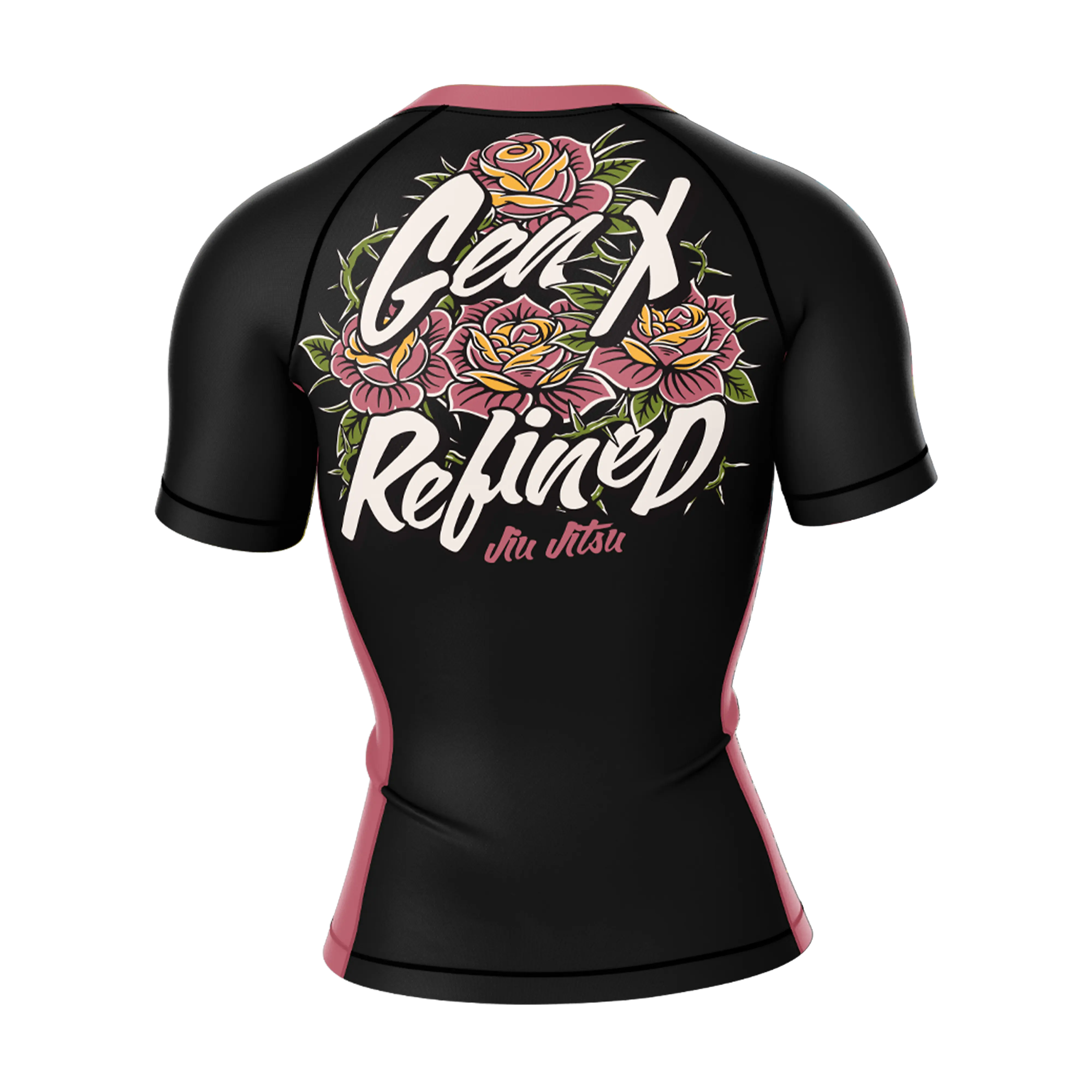 Women's Every Rose Jiu Jitsu Rashguard - Short Sleeve GenXRefined