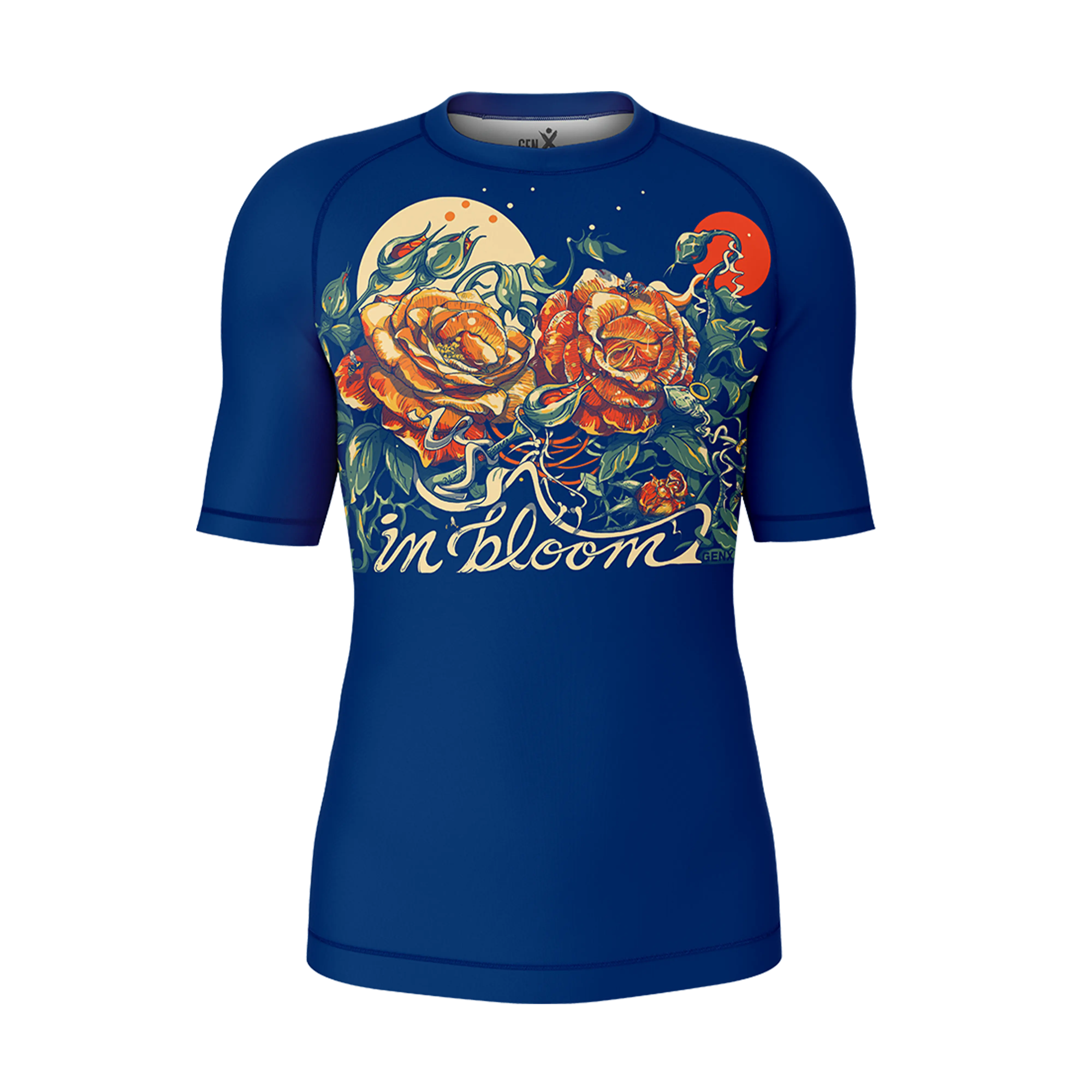 Unisex In Bloom Jiu Jitsu Rashguard- Short Sleeve GenXRefined