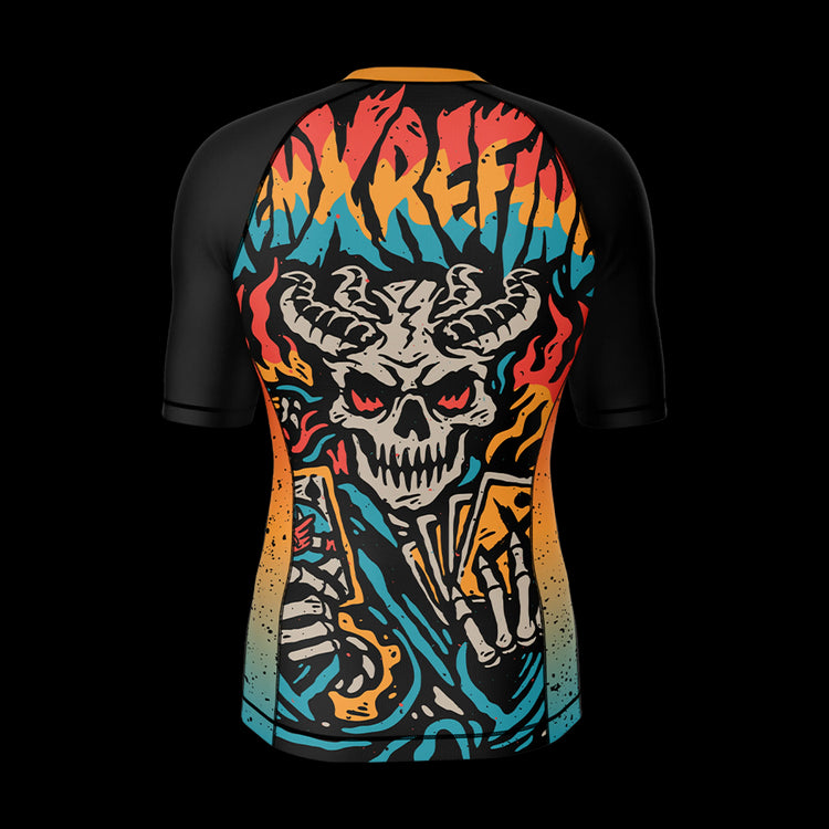 Unisex Twist of Faith Jiu Jitsu Rashguard- Short Sleeve GenXRefined XS