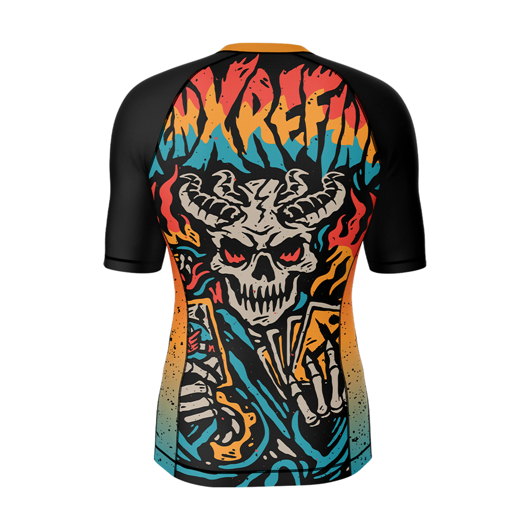 Unisex Twist of Faith Jiu Jitsu Rashguard- Short Sleeve GenXRefined XS