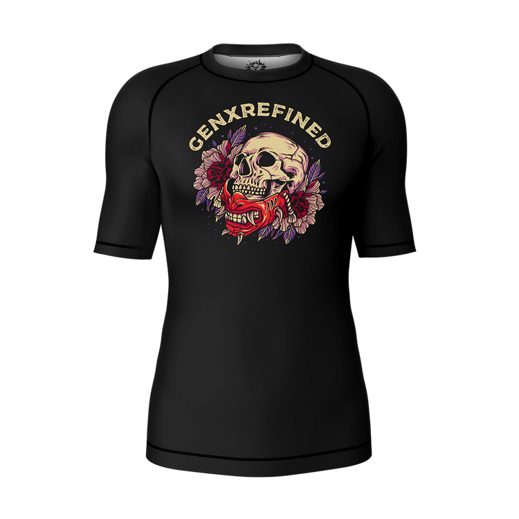 Unisex Veil of Shadows Jiu Jitsu Rashguard- Short Sleeve GenXRefined