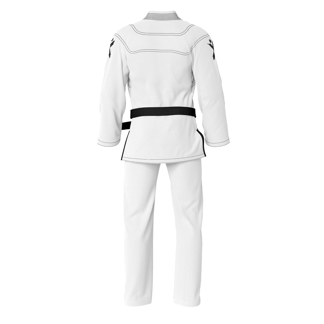 Fade To White Jiu Jitsu Gi GenXRefined