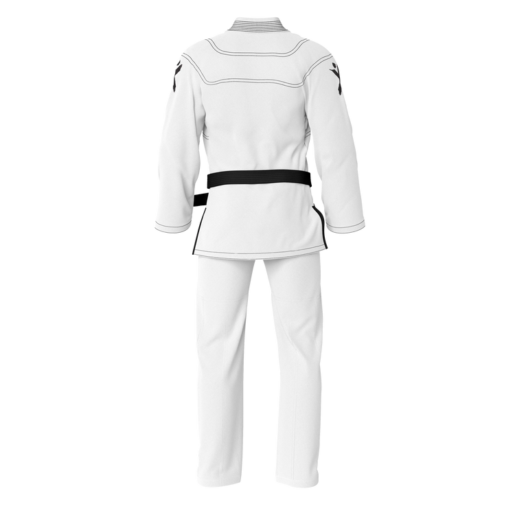 Fade To White Jiu Jitsu Gi GenXRefined