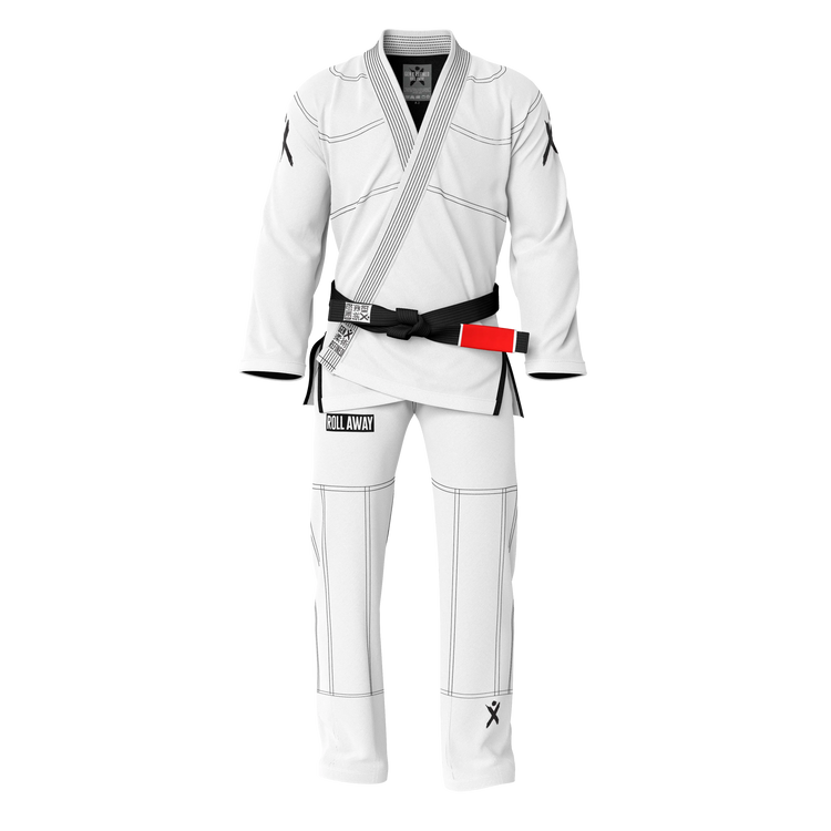 Fade To White Jiu Jitsu Gi GenXRefined