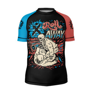 Roll Away Short Sleeve Youth Jiu Jitsu Rashguard