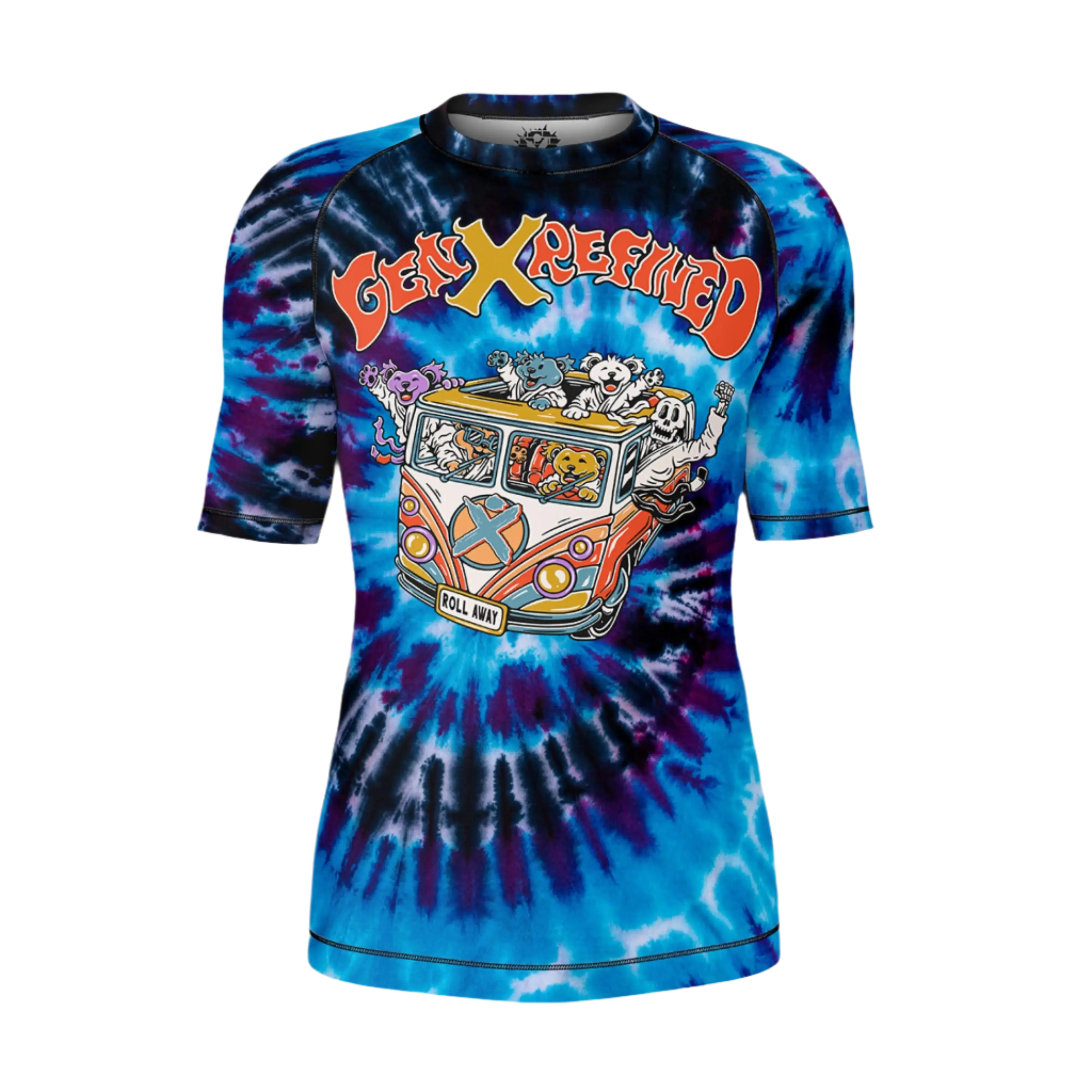 Grateful Ground Game Short Sleeve Jiu Jitsu Rashguard GenXRefined 3XL