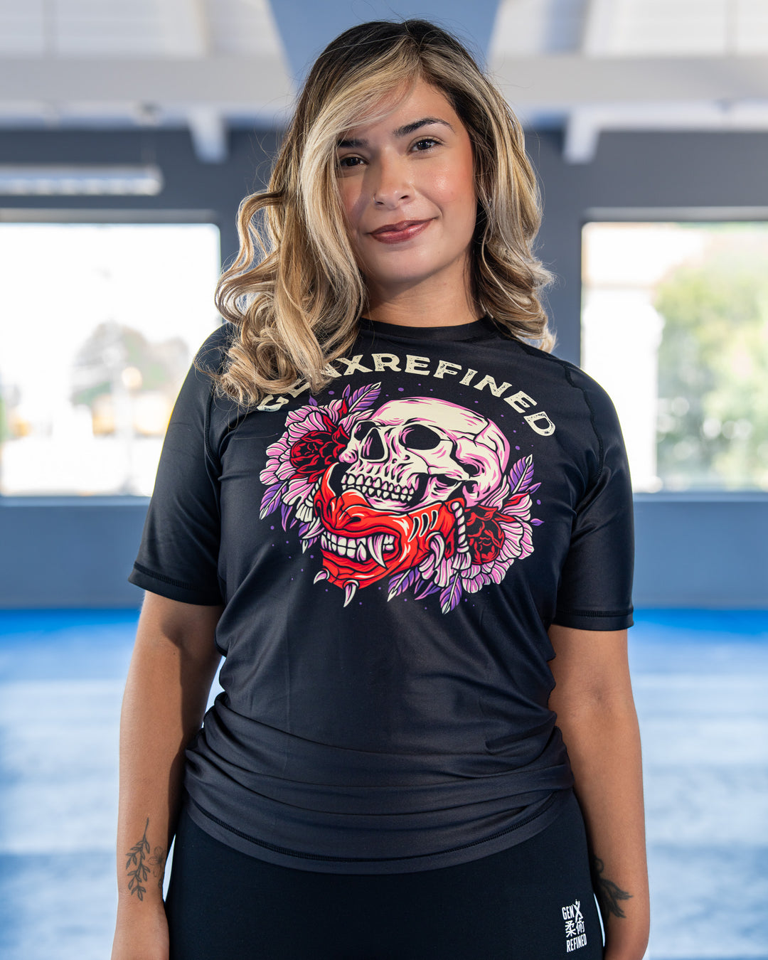 Veil of Shadows Short Sleeve Jiu Jitsu Rashguard