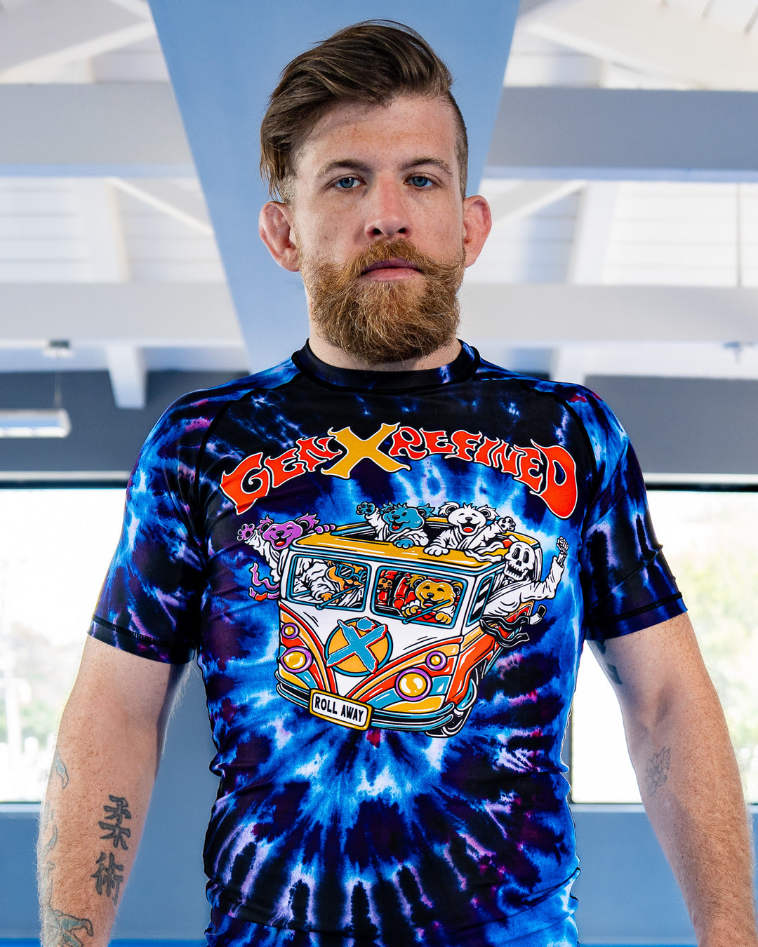 Grateful Ground Game Short Sleeve Jiu Jitsu Rashguard