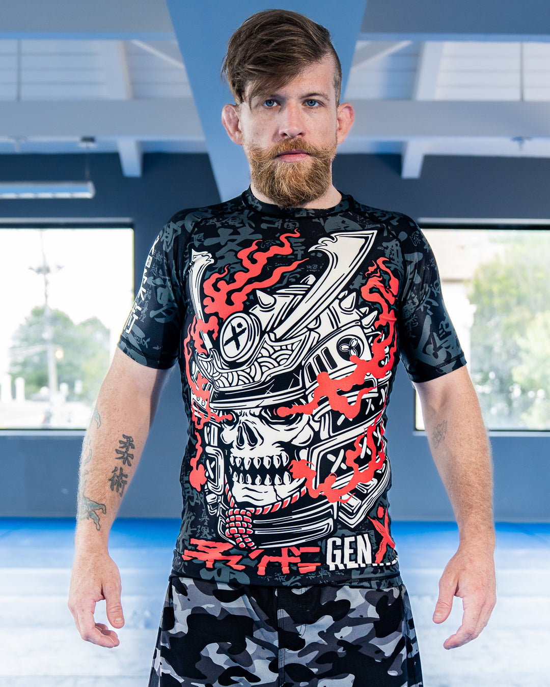 Ronins Visage Short Sleeve Jiu Jitsu Rashguard