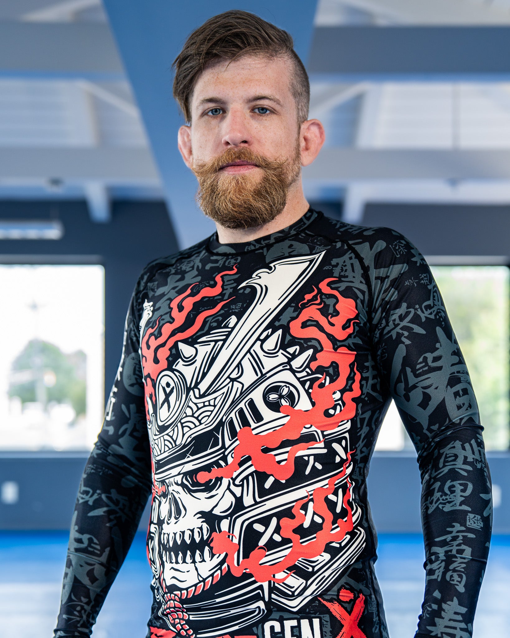 Ronins Visage - LS Jiu Jitsu Rashguard
