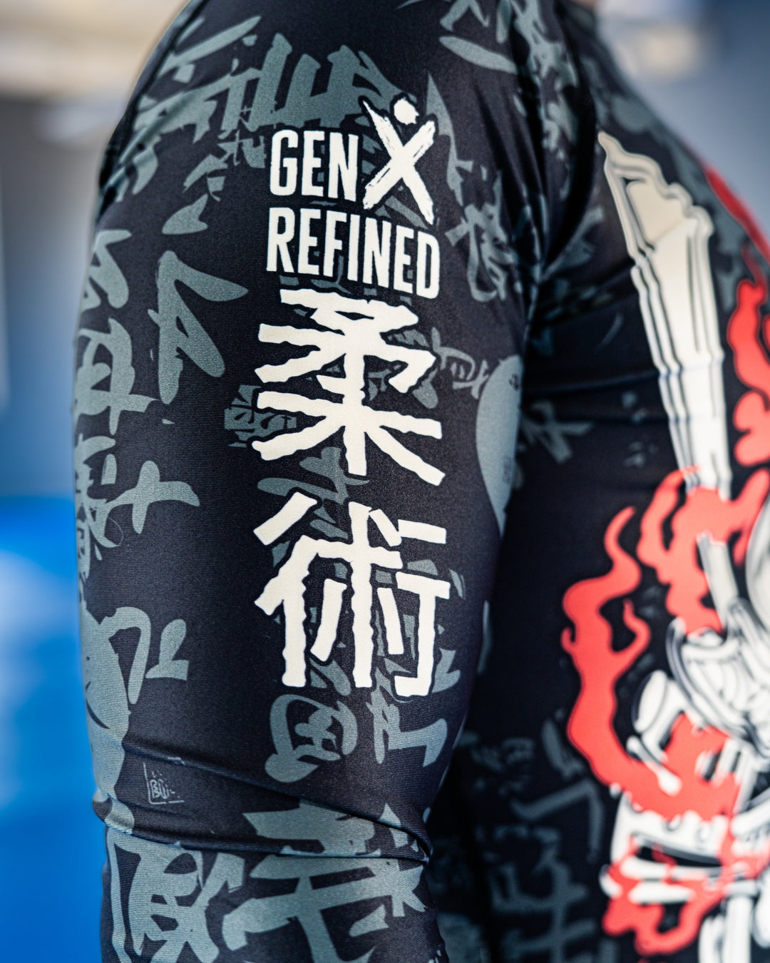 Ronin's Visage Long Sleeve Jiu Jitsu Rashguard