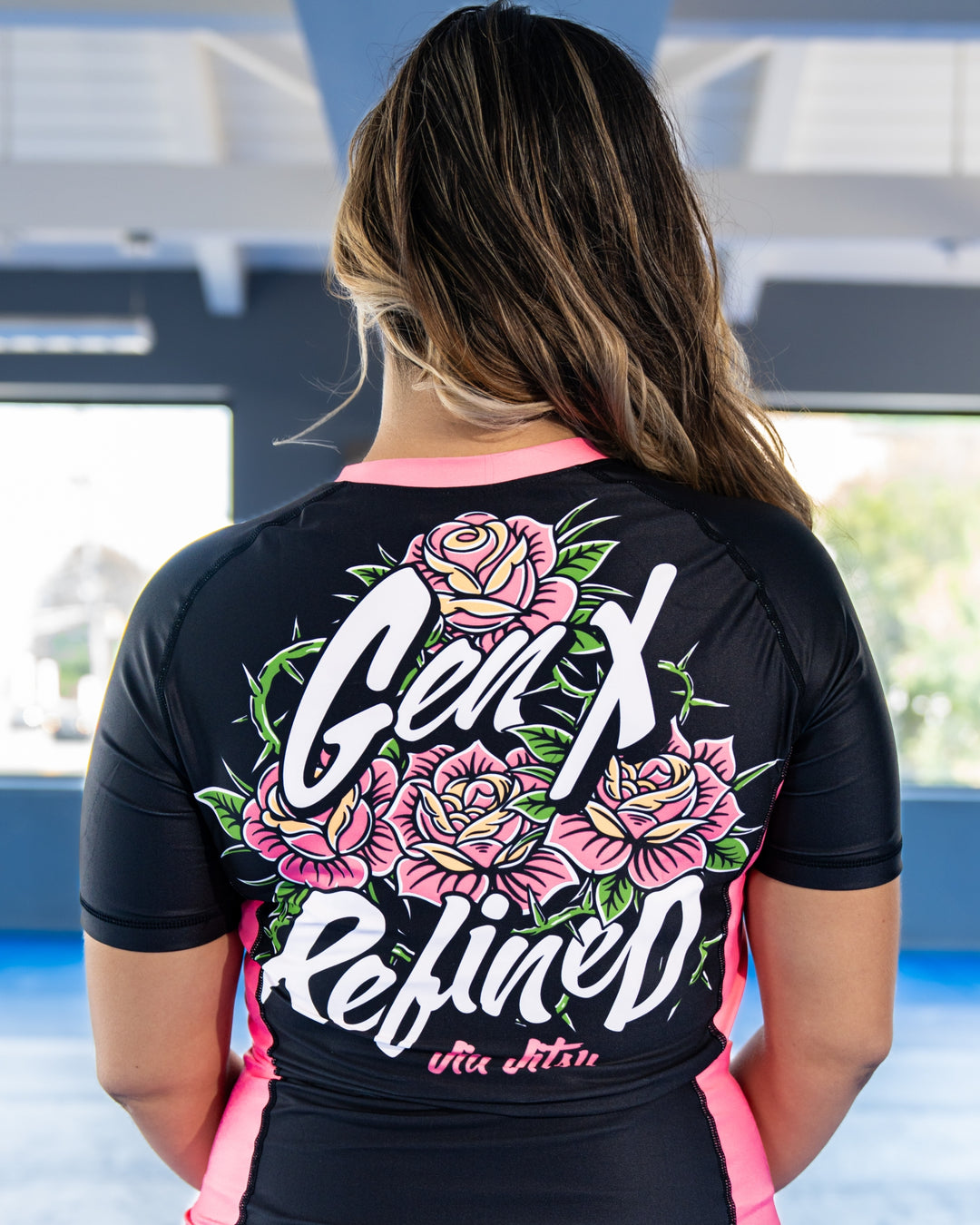 Every Rose V Neck Jiu Jitsu Rashguard