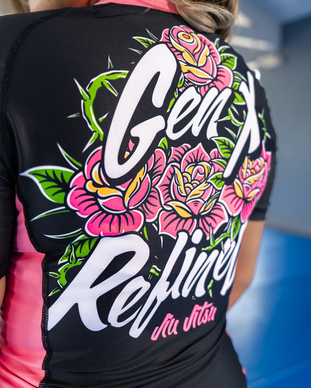 Every Rose V Neck Jiu Jitsu Rashguard