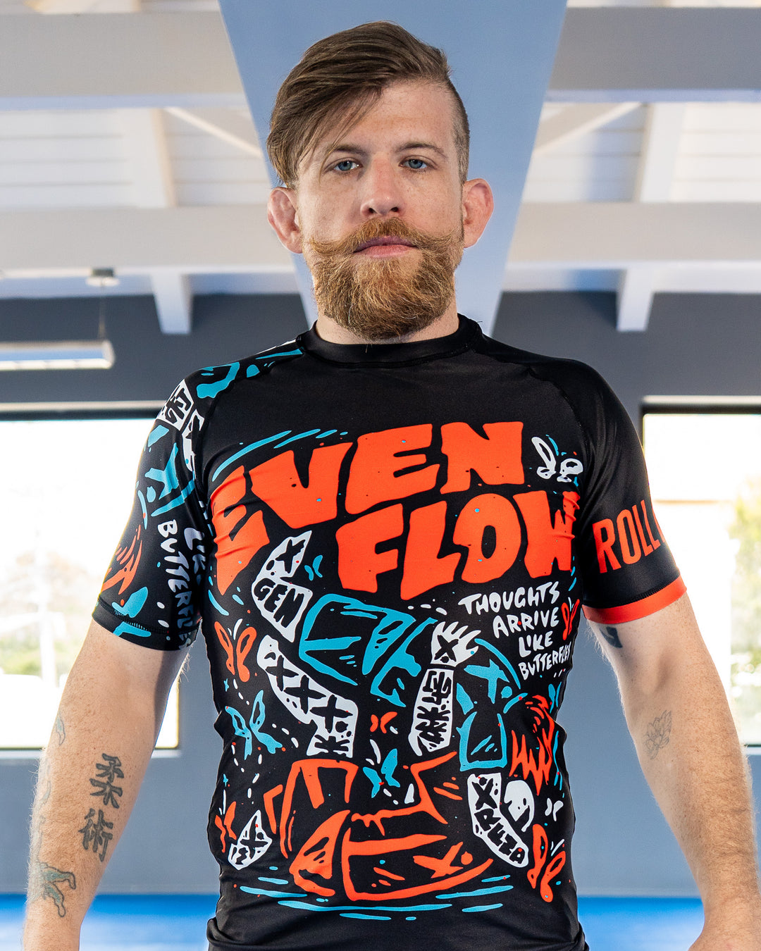 Evenflow Short Sleeve Jiu Jitsu Rash Guard