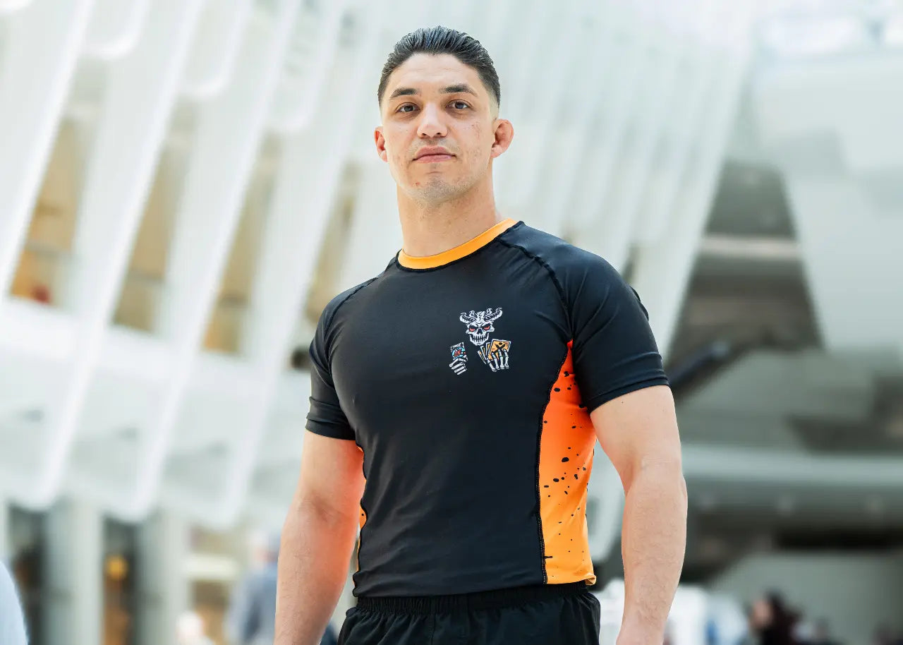 Unisex Twist of Faith Jiu Jitsu Rashguard- Short Sleeve GenXRefined