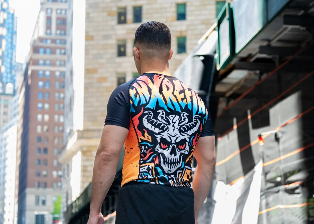 Unisex Twist of Faith Jiu Jitsu Rashguard- Short Sleeve GenXRefined