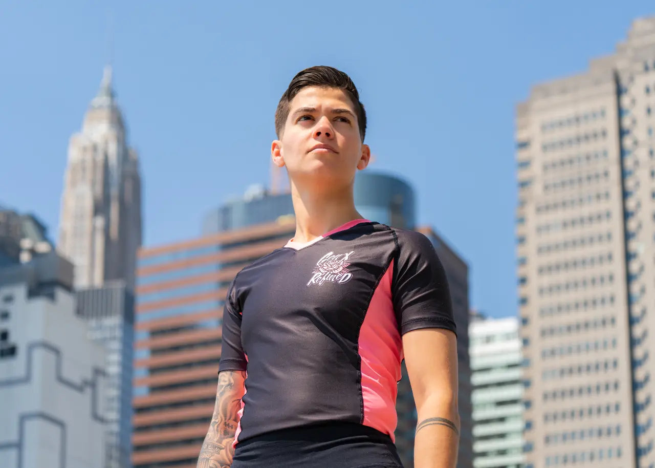 Women's Every Rose Jiu Jitsu Rashguard - Short Sleeve GenXRefined