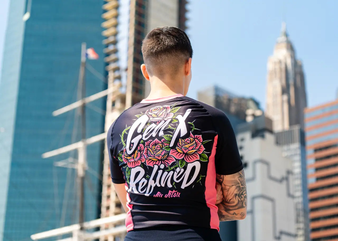 Women's Every Rose Jiu Jitsu Rashguard - Short Sleeve GenXRefined