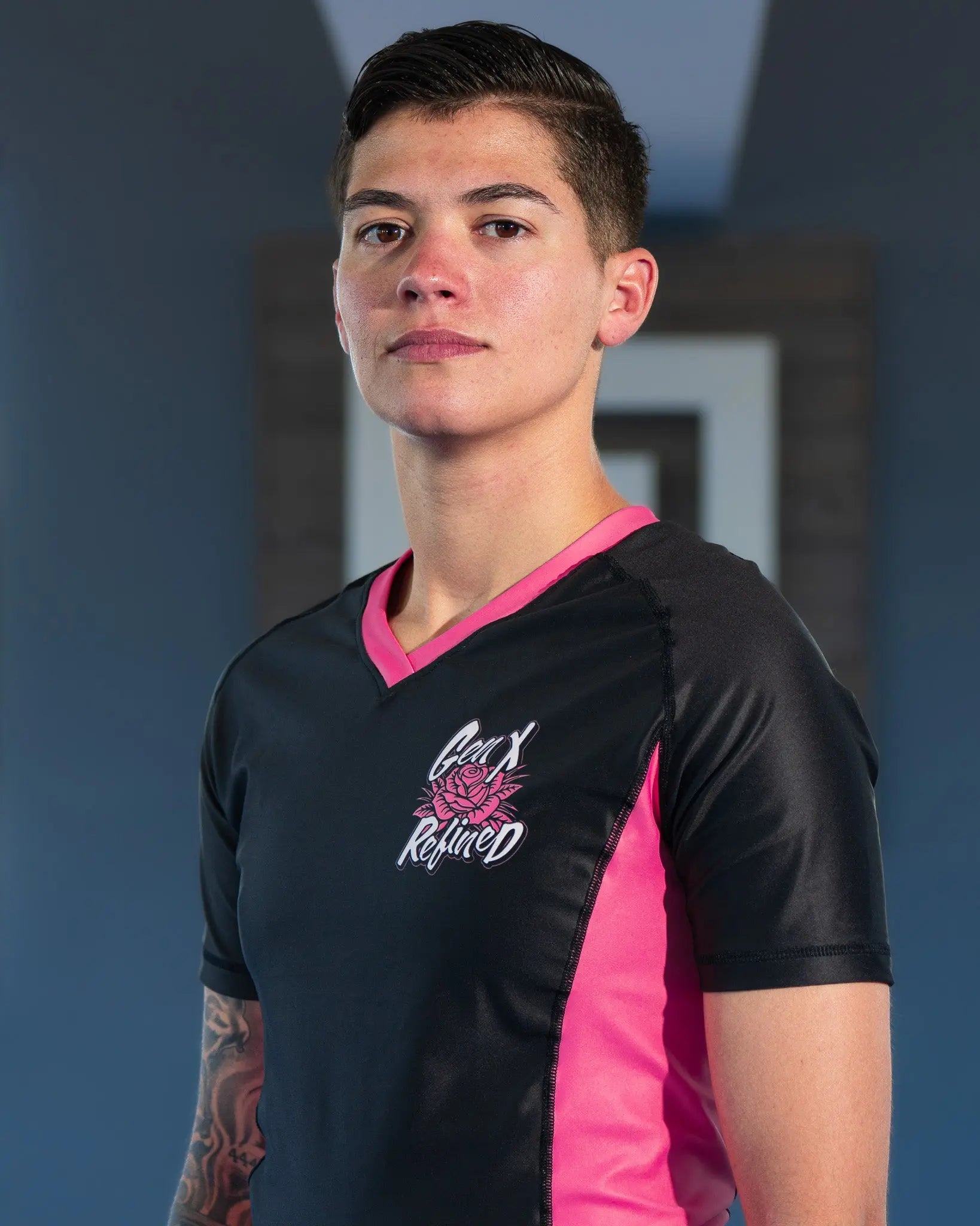 Women's Every Rose Jiu Jitsu Rashguard - Short Sleeve GenXRefined