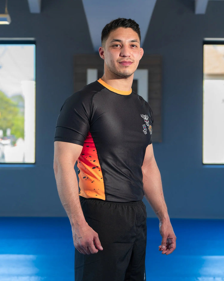 Unisex Twist of Faith Jiu Jitsu Rashguard- Short Sleeve GenXRefined