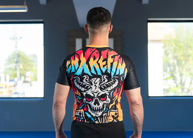 Unisex Twist of Faith Jiu Jitsu Rashguard- Short Sleeve GenXRefined