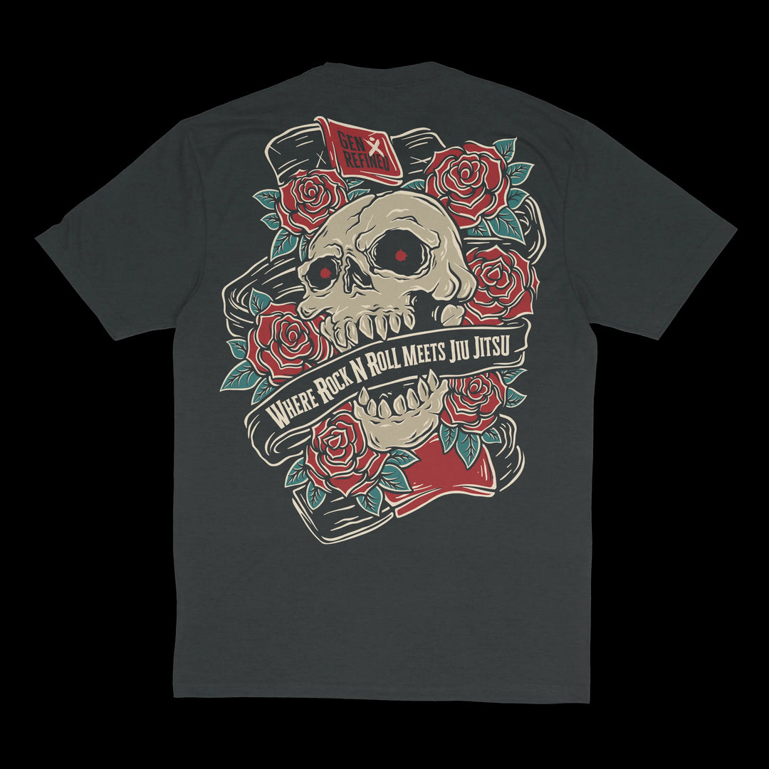 Skull & Roses - Tri blend T-Shirt GenXRefined