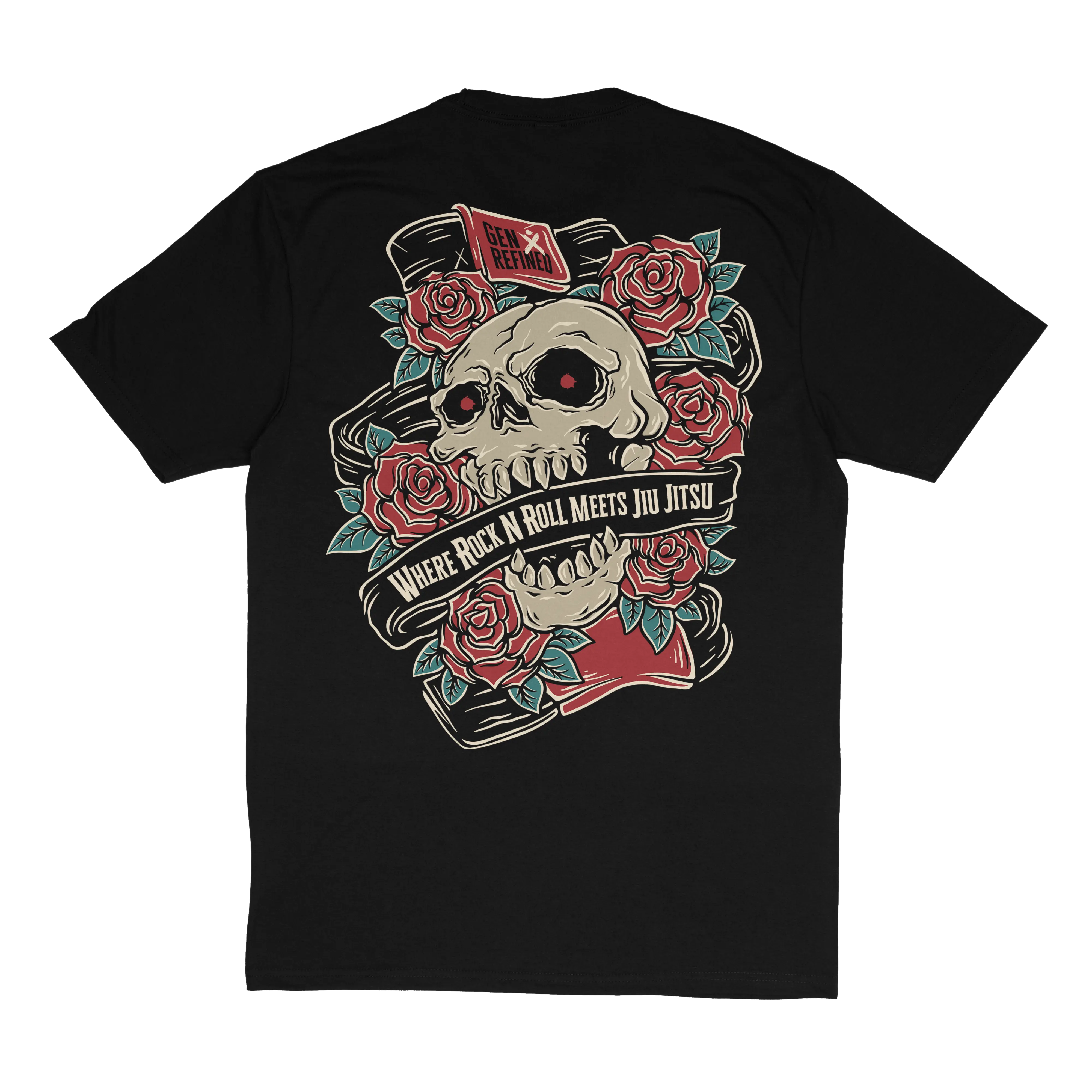 Skull & Roses - Tri blend T-Shirt GenXRefined