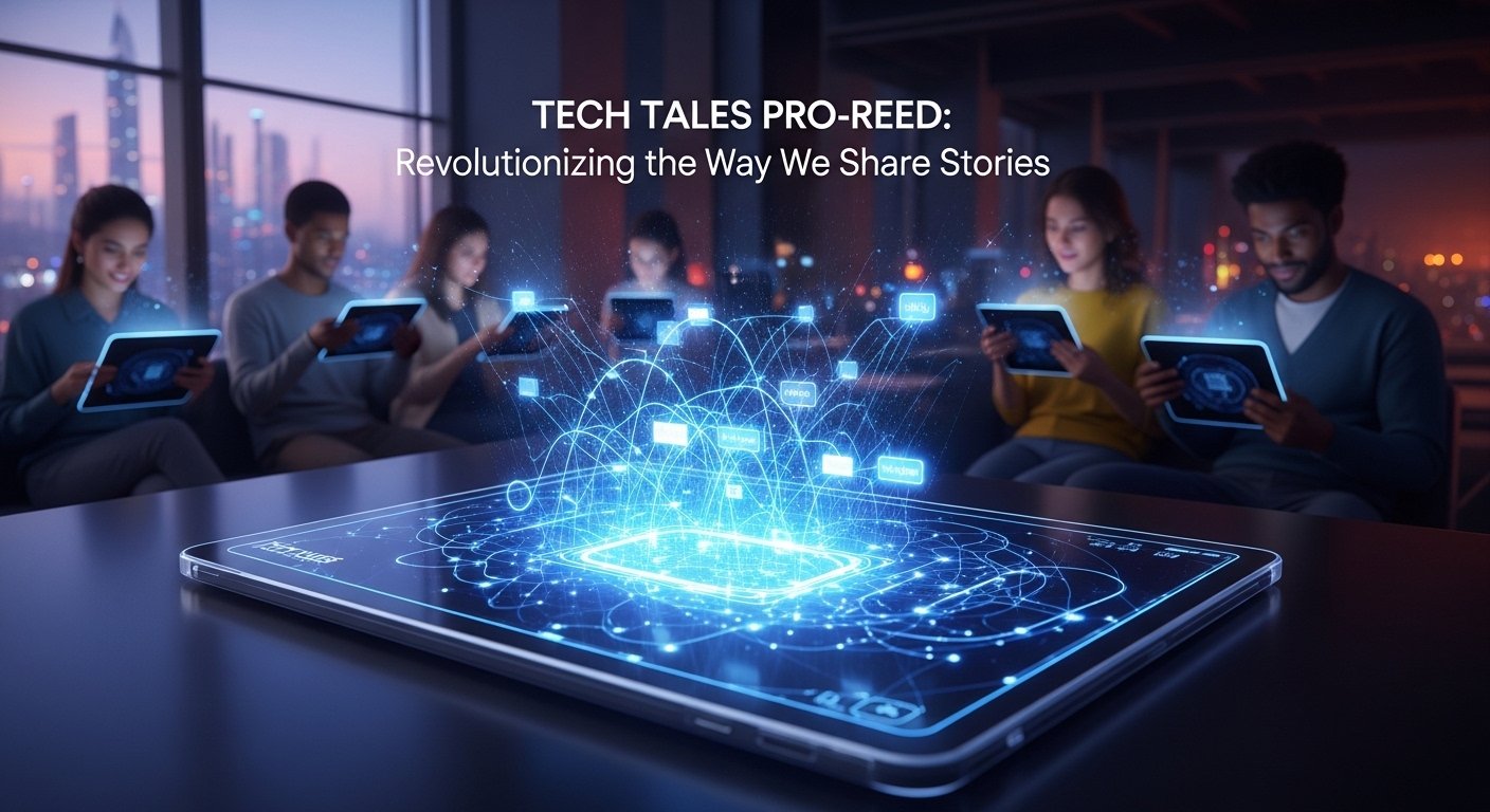 Tech Tales Pro-Reed: Revolutionizing the Way We Share Stories