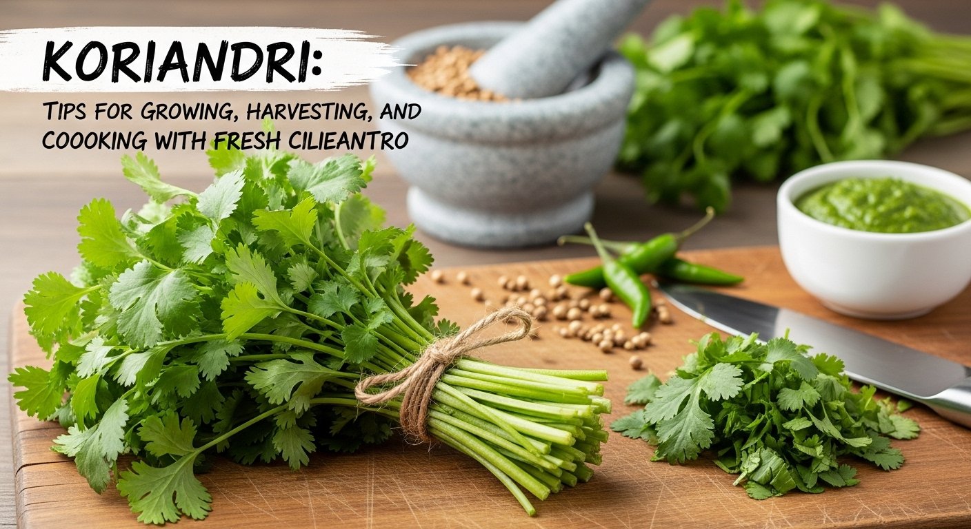Koriandri: Tips for Growing, Harvesting, and Cooking with Fresh Cilantro